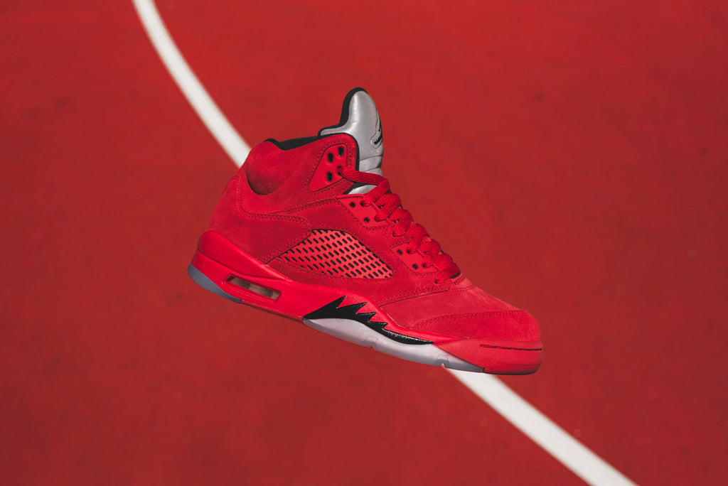 Nike Air Jordan 5 - University Red / Black â Kith Canada