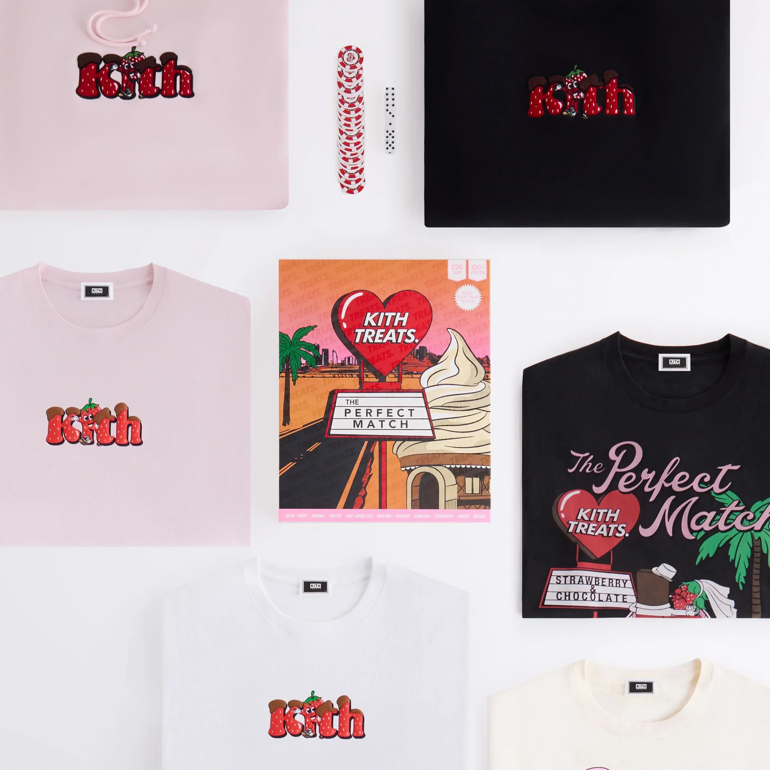 【新品未使用】kith \"Treats Perfect Match\" XXL Kith Treats Perfect Match Vintage Tee - Sandrift – Kith Europe