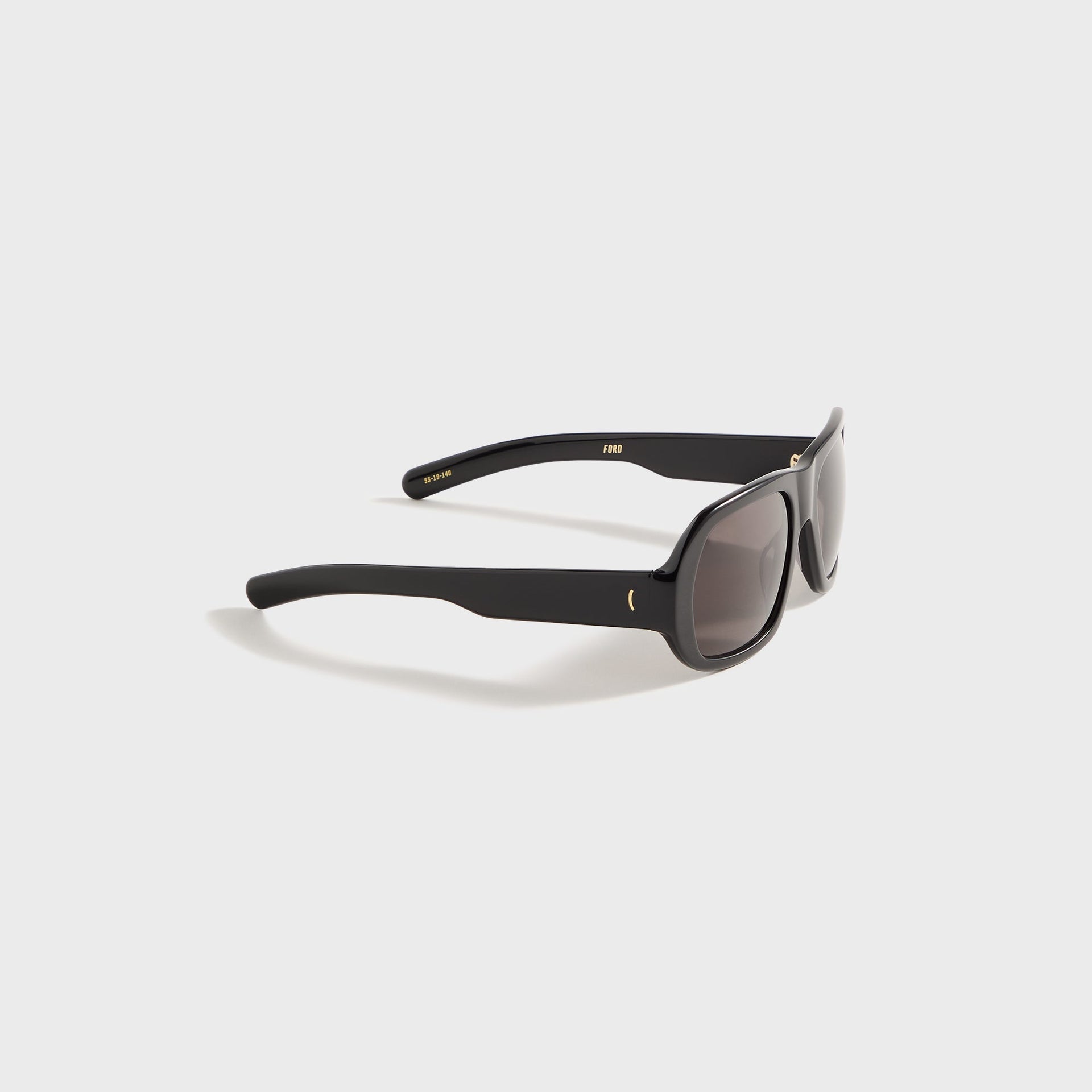 Flatlist Ford in Solid Black / Solid Black Lens