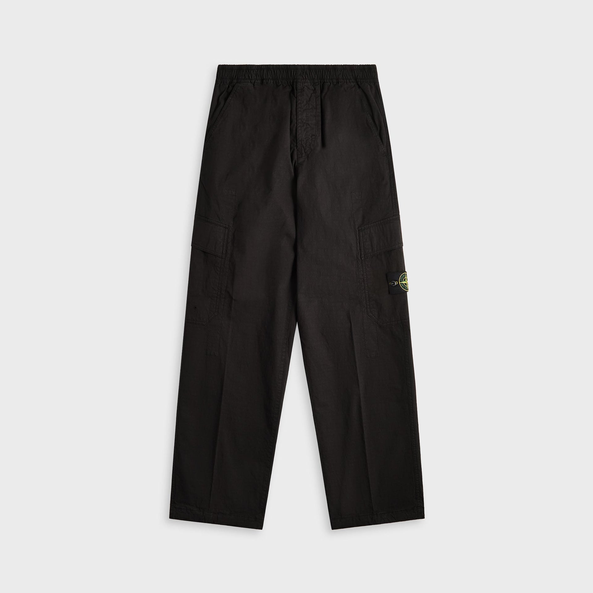 Stone Island Mil-Spec Stretch Ripstop-Tc Garment Dyed Cargo Pant - Black