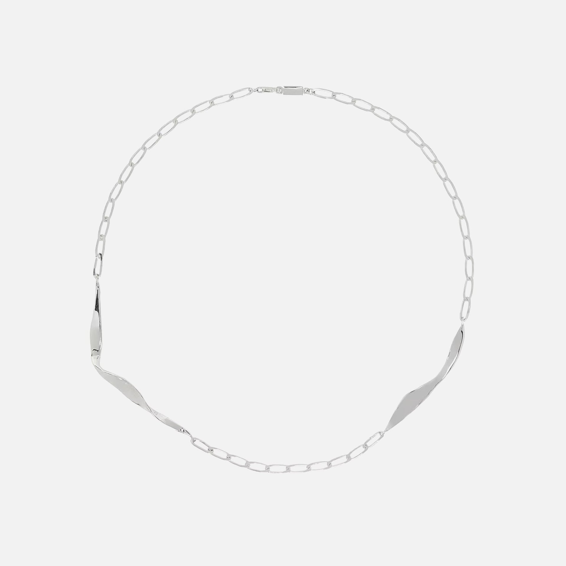 Faris Blade Necklace - Silver