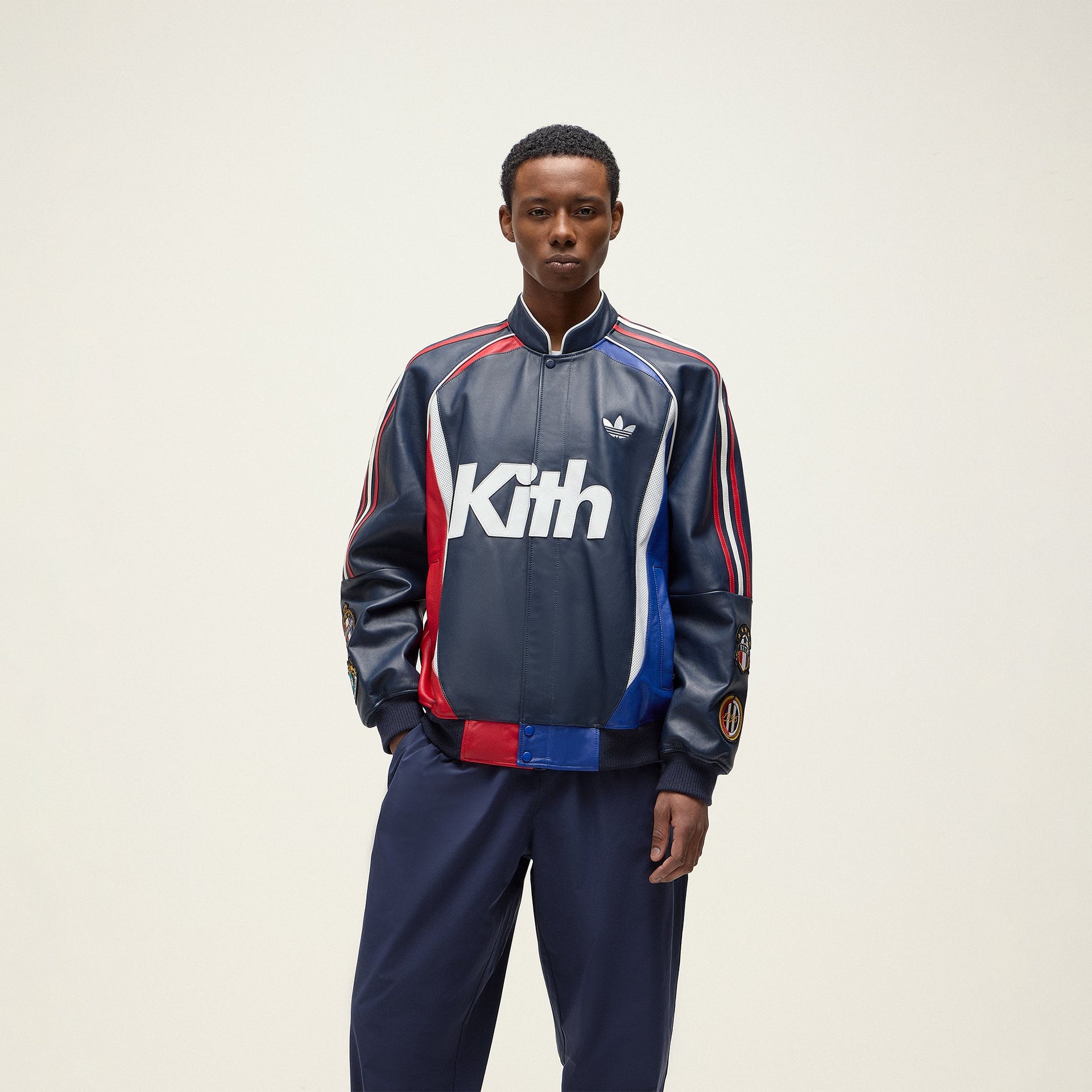 Kith for adidas Football Bomber Jacket in Legend Ink
