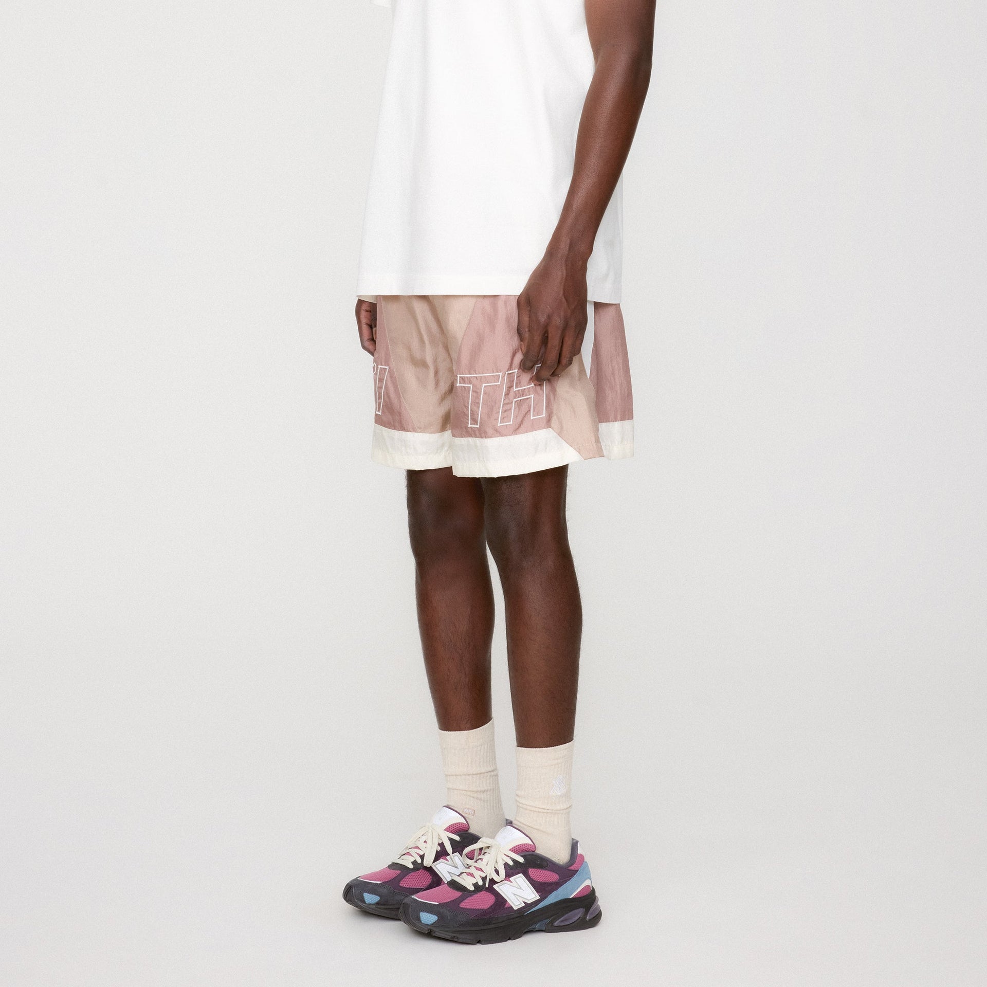 Kith Washed Turbo Short - Dusty Mauve