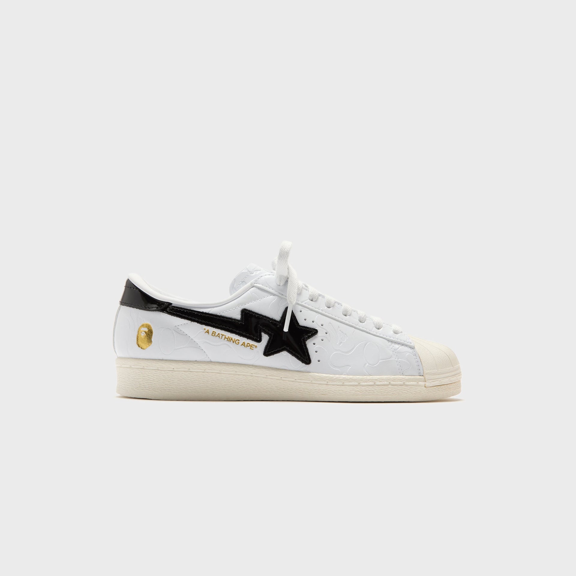 adidas x Bape Superstar - White / Core Black / Gold Metallic