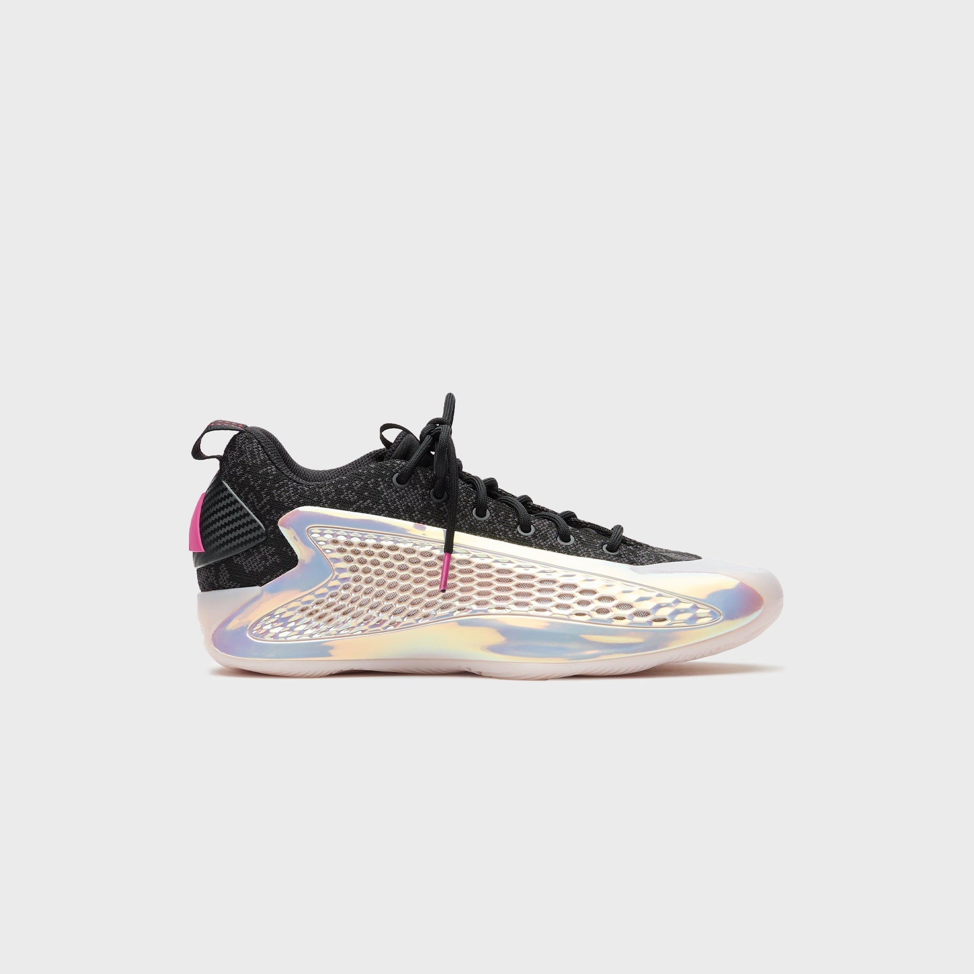 adidas Anthony Edwards 1 Low - Black / Almost Pink / Lucid Fuchsia