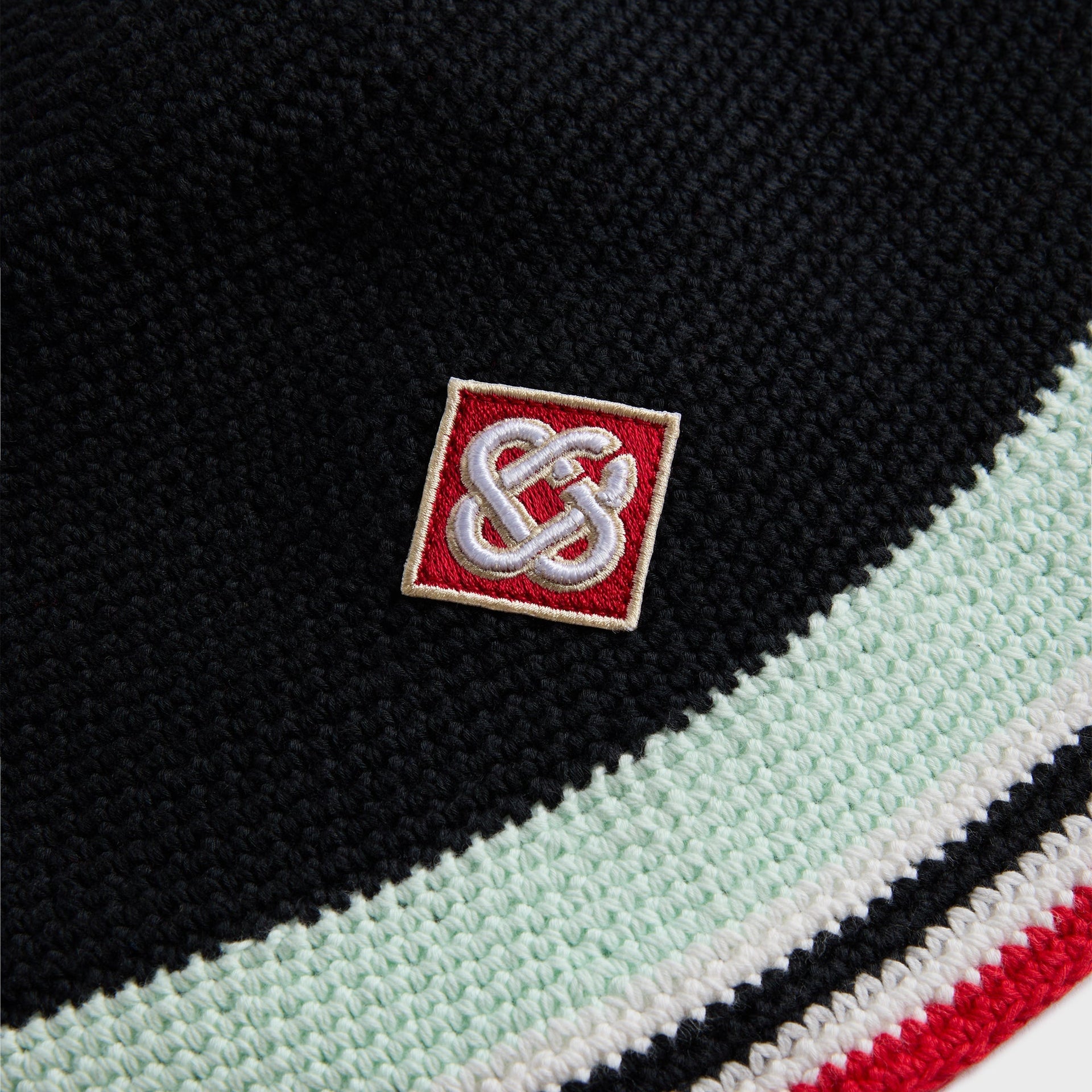 Casablanca Crochet Hat in Black