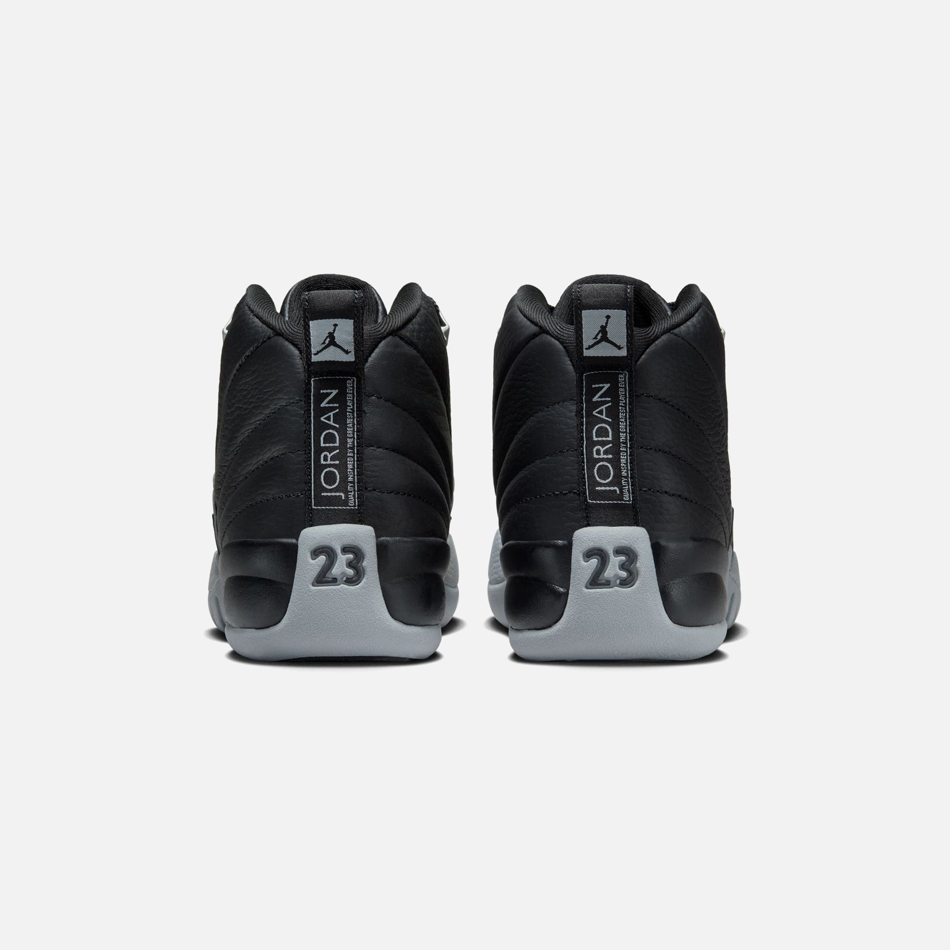 Jordan GS Air Jordan 12 - Retro Black / Wolf Grey / White