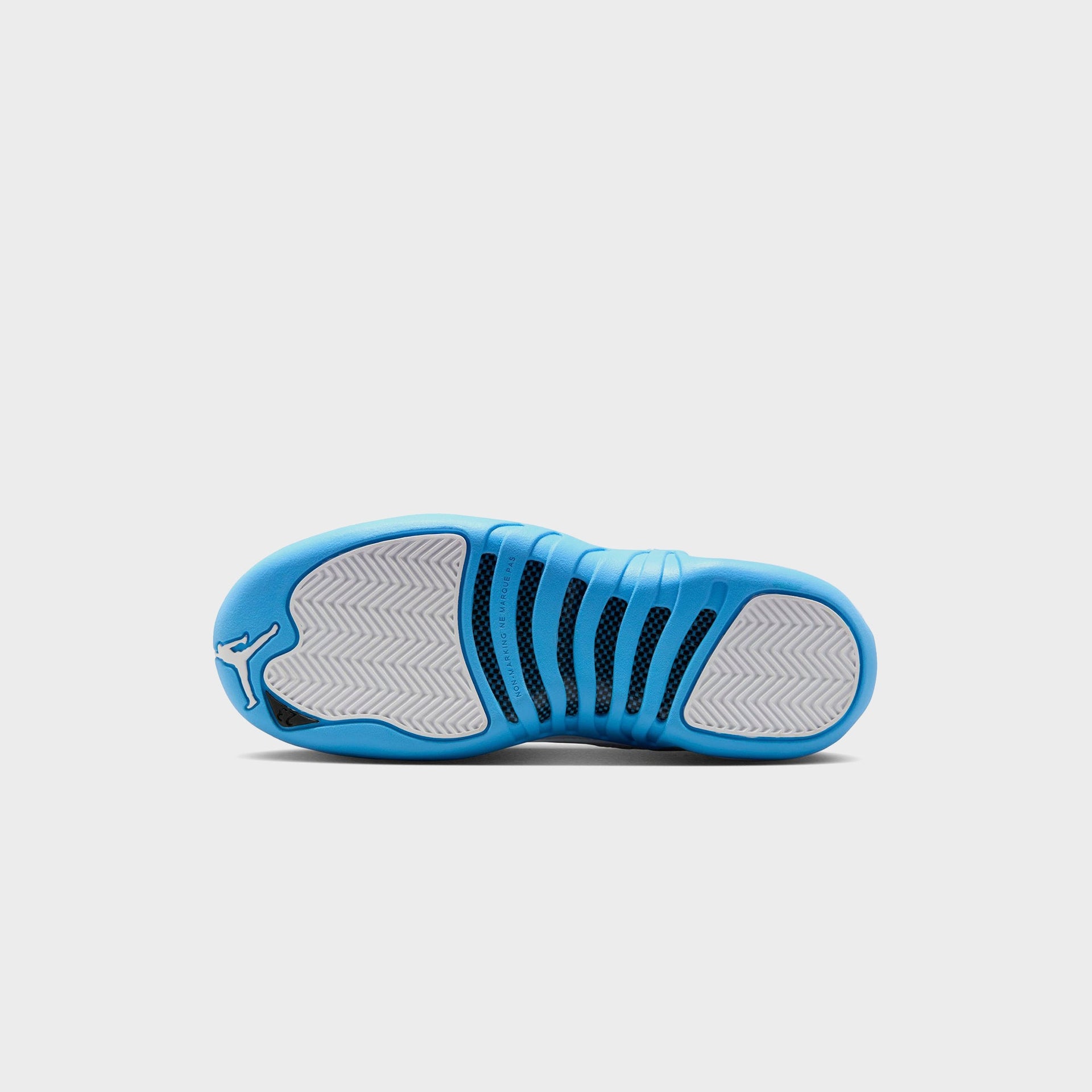 Nike Grade School Jordan 12 Retro - White / Metallic Silver / University Blue