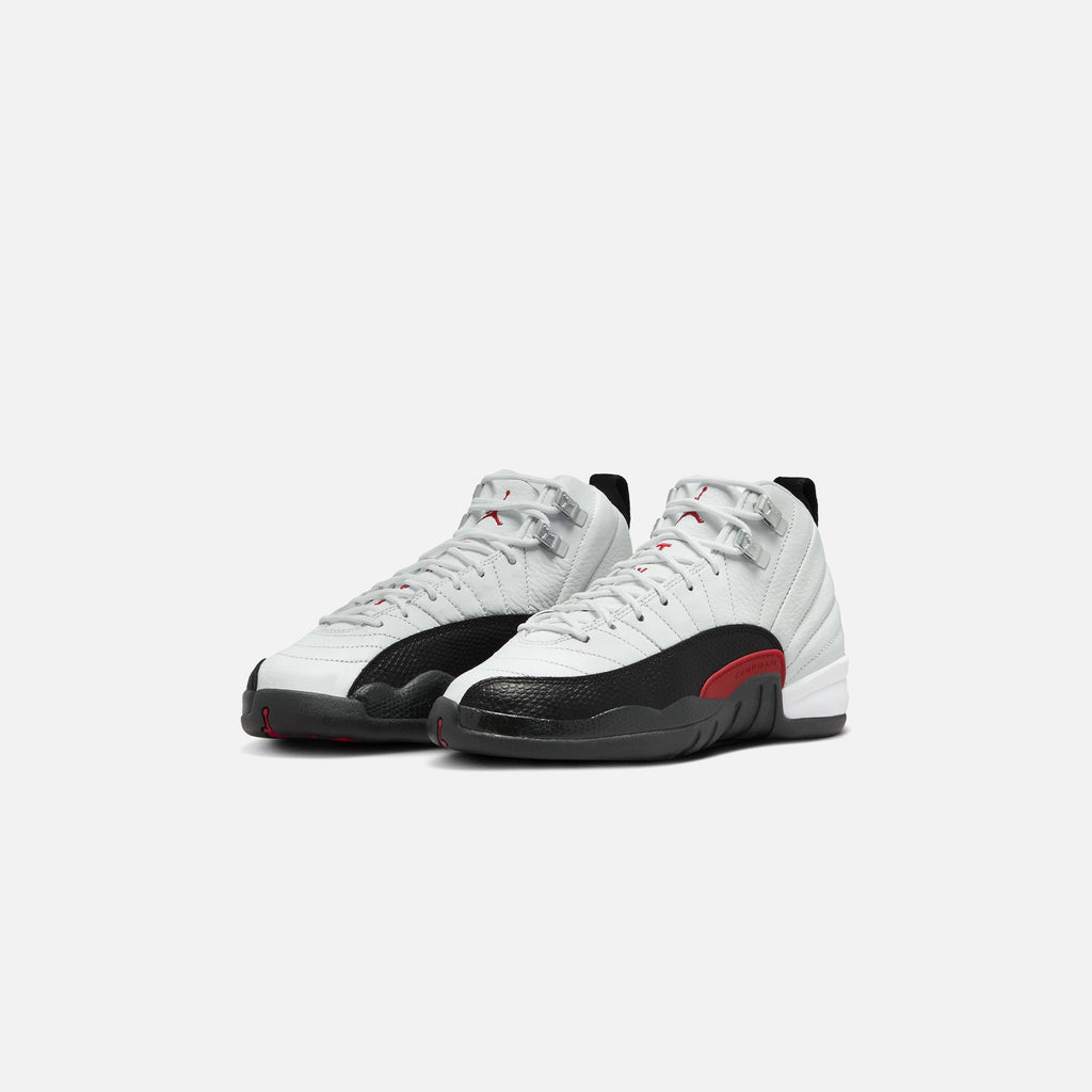 Jordan 12 red and white toddler online