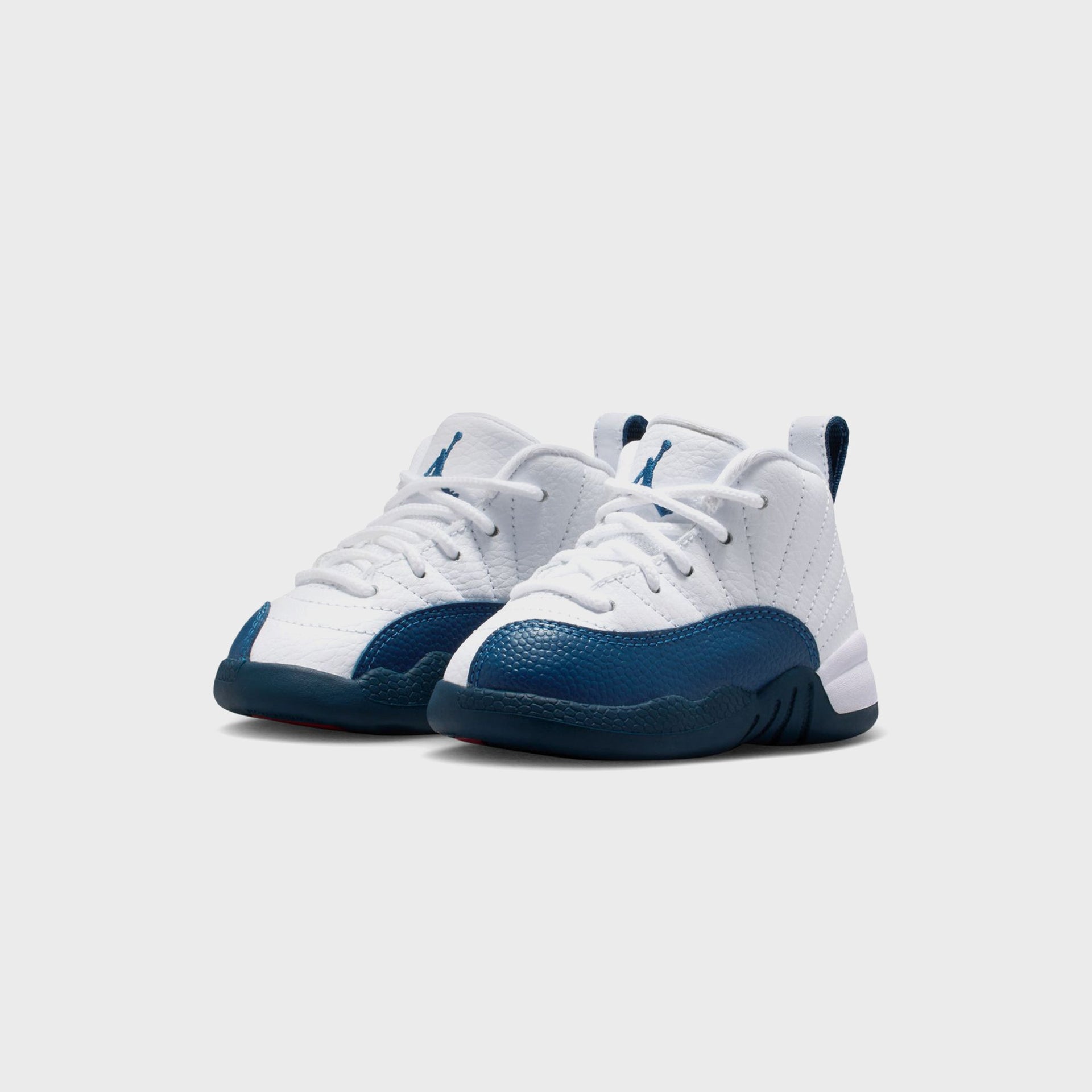 Jordan TD Air Jordan 12 Retro - White / French Blue / Metallic Silver