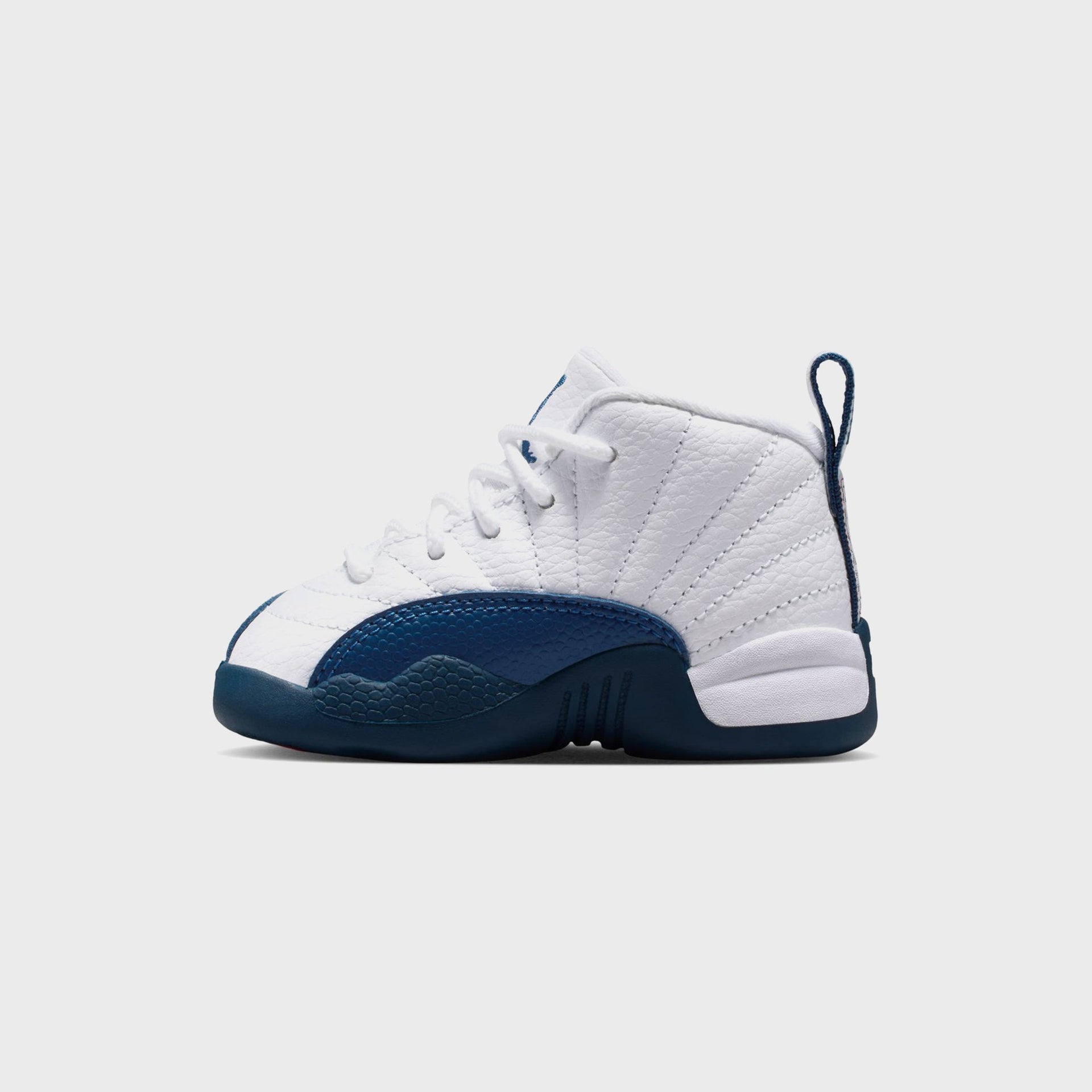 Jordan TD Air Jordan 12 Retro - White / French Blue / Metallic Silver