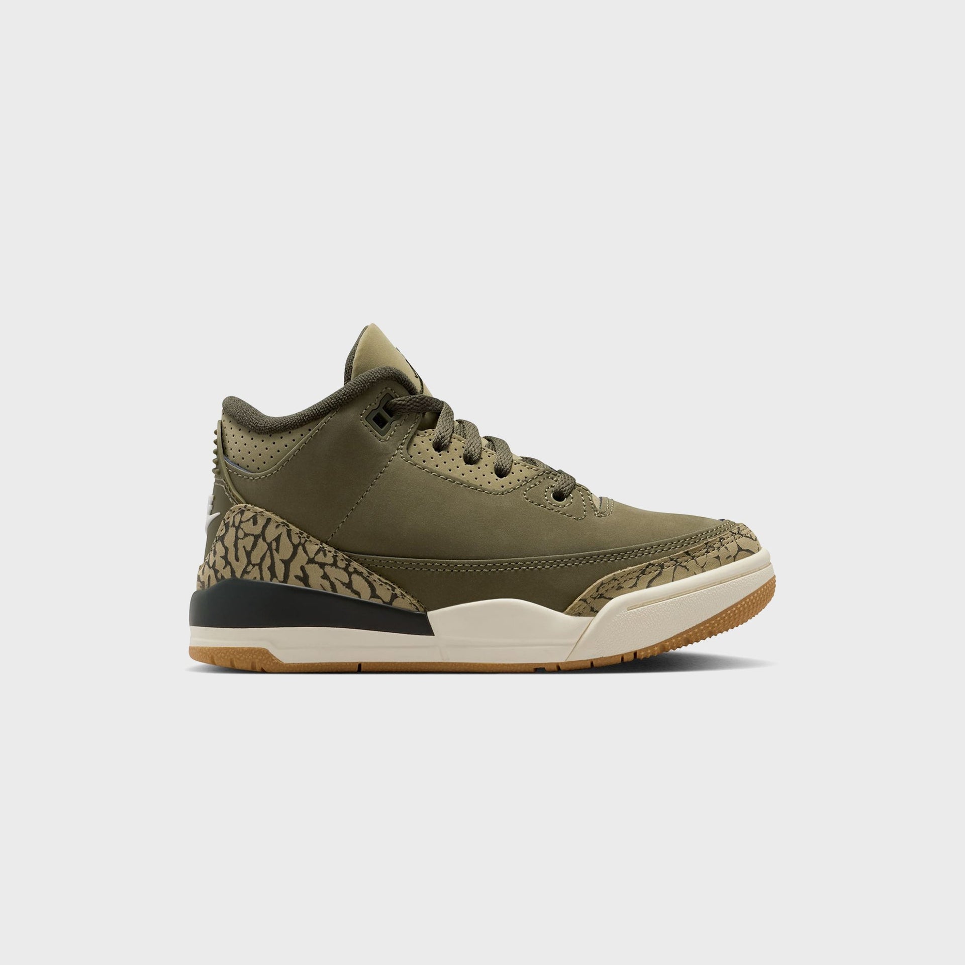 Jordan PS Air Jordan 3 Retro - Medium Olive / Sequoia / Neutral Olive / Sail / Total Crimson