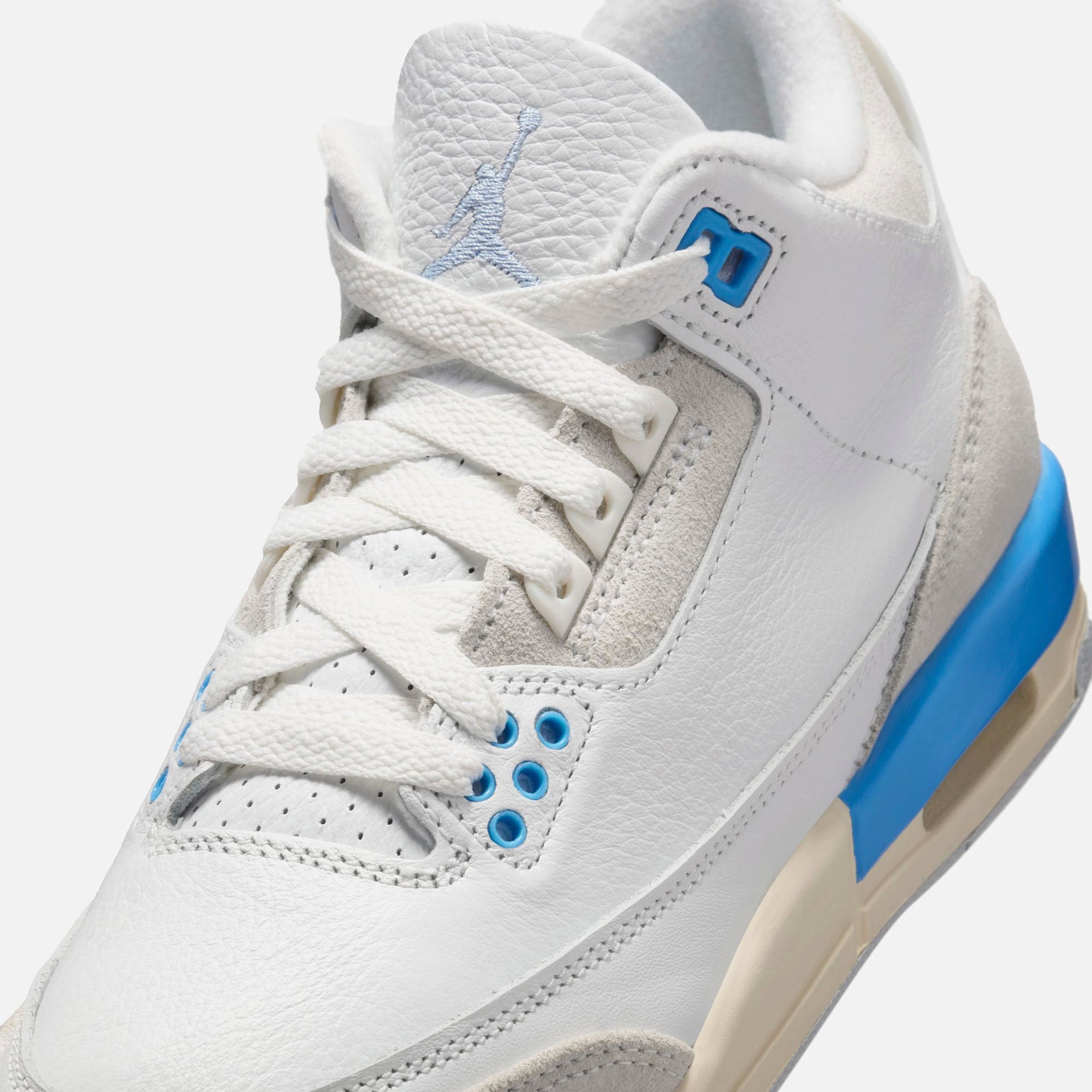 Jordan GS Air Jordan 3 Retro - Summit White / Hydrogen Blue / Legend Blue