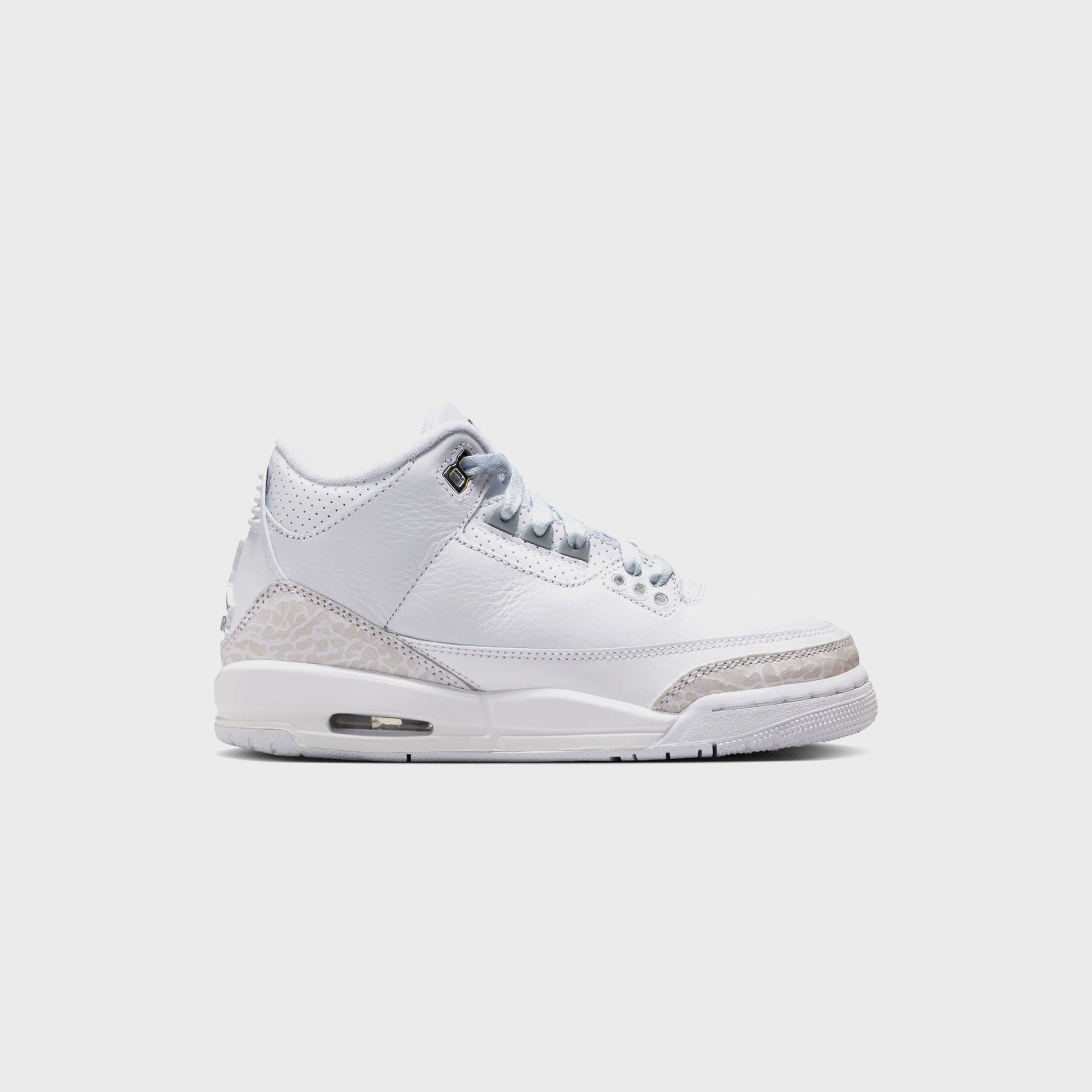 Jordan GS Air Jordan 3 - White / Metallic Silver