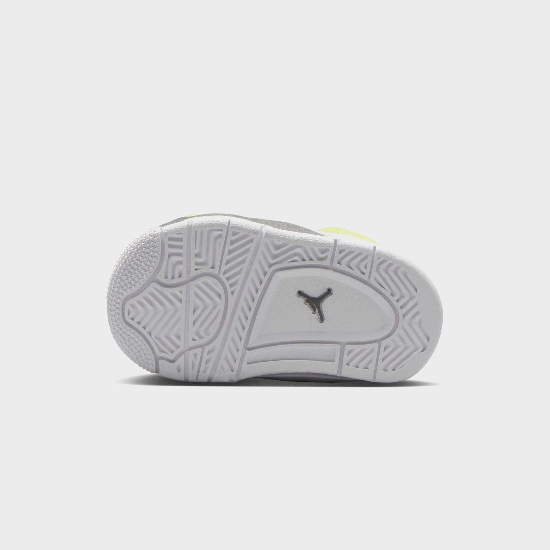 Jordan TD Air Jordan 4 Retro - White / Light Lemon Twist / Light Graphite