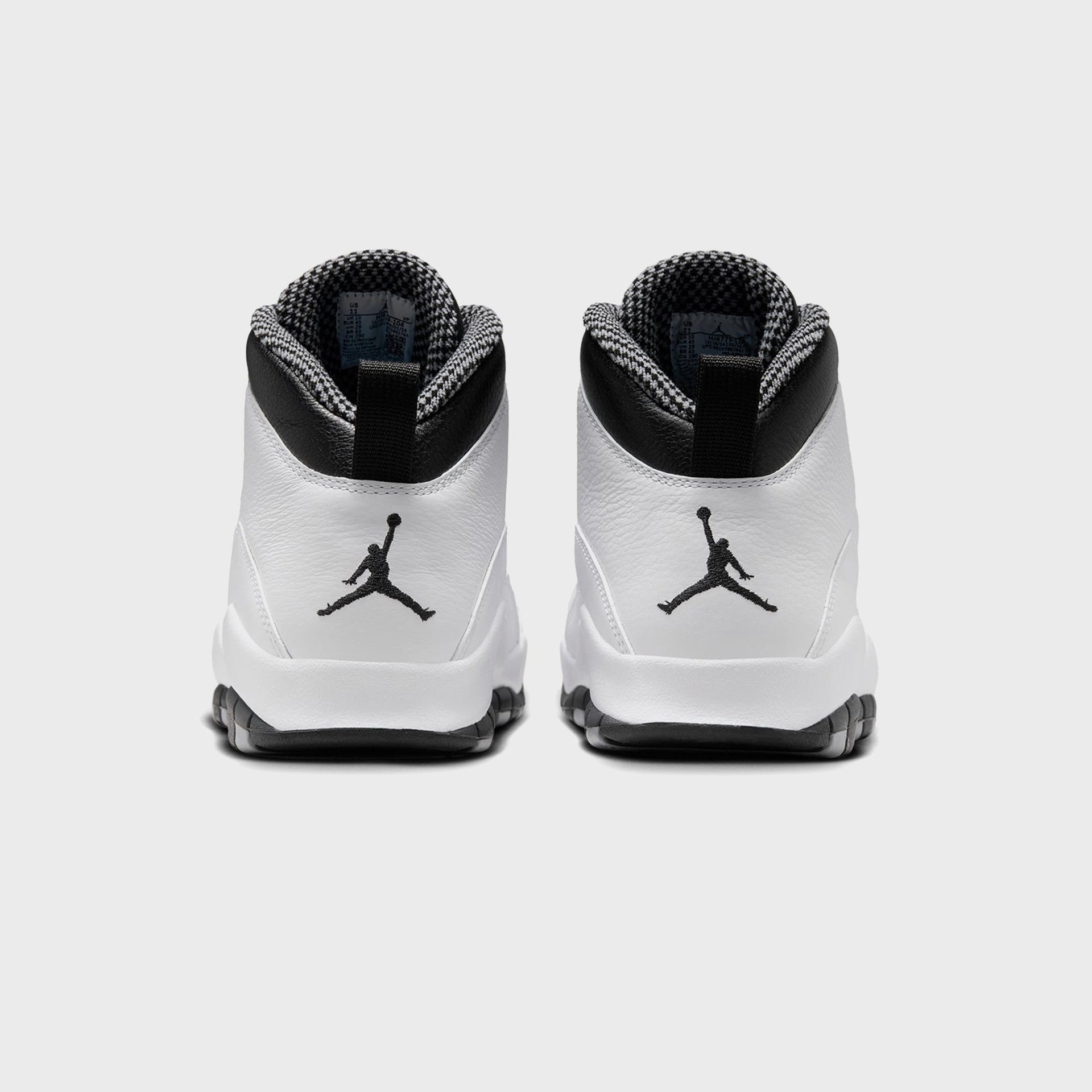 Jordan Air Jordan 10 Retro - White / Black / Light Steel Grey / Dark Powder Blue