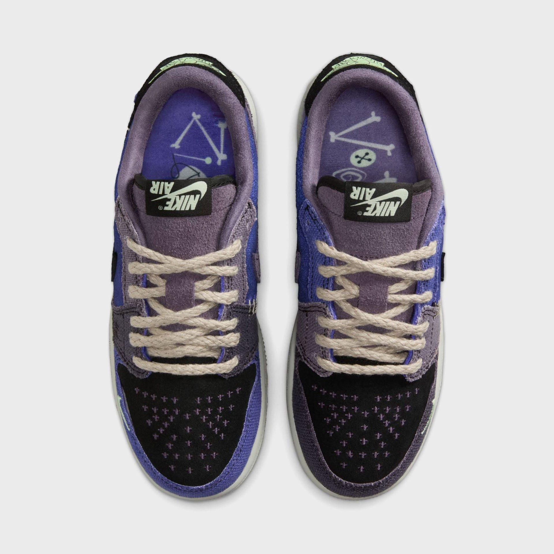 Jordan GS Air Jordan 1 Retro Low OG - Regency Purple / Dark Raisin