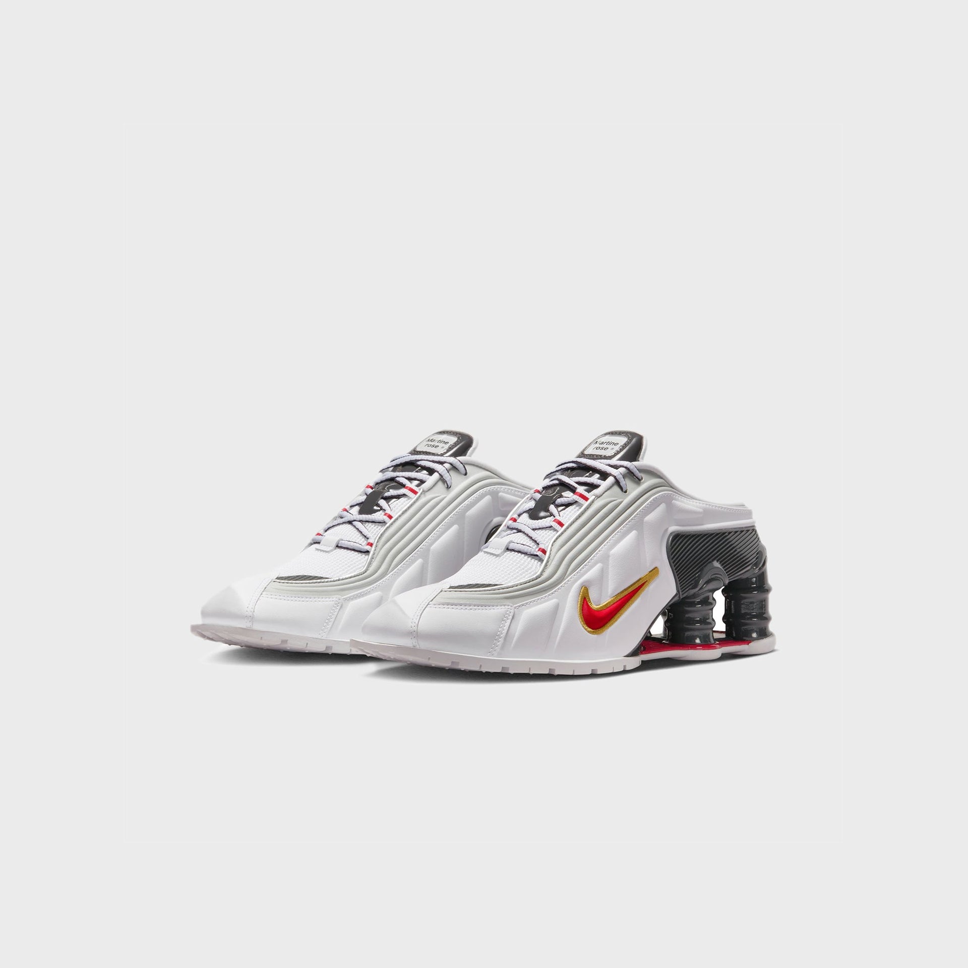 Nike x Martine Rose WMNS Shox MR4 - White / Varsity Red / Metallic Platinum
