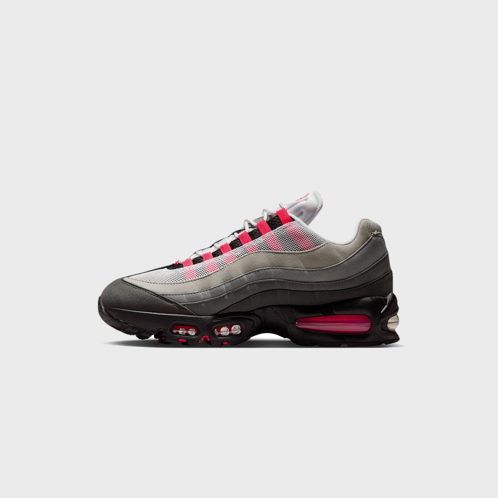 Nike Air Max 95 - Black / Solar Red / Medium Ash / Dark Pewter
