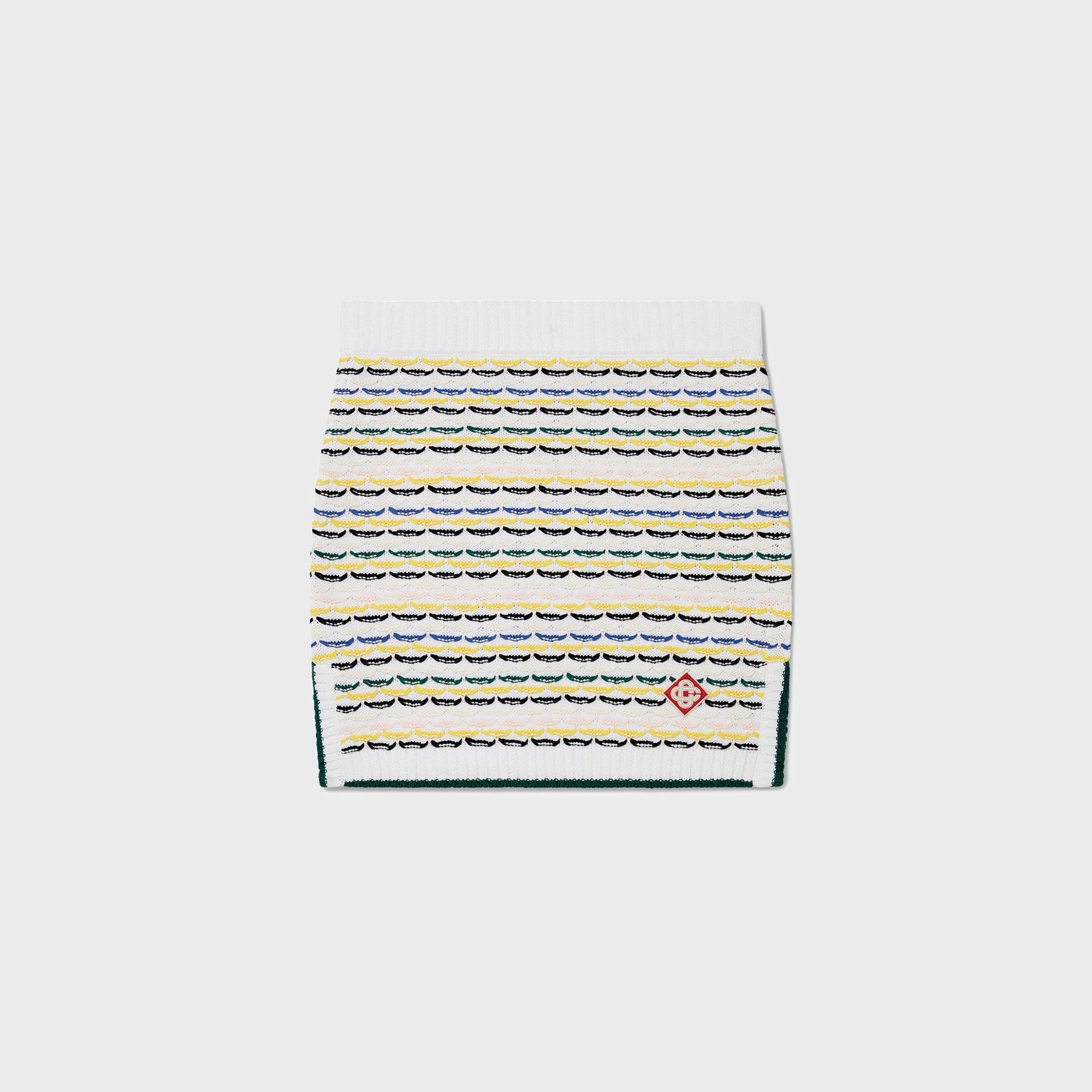 Casablanca Tuck Stitch Skirt in Multi