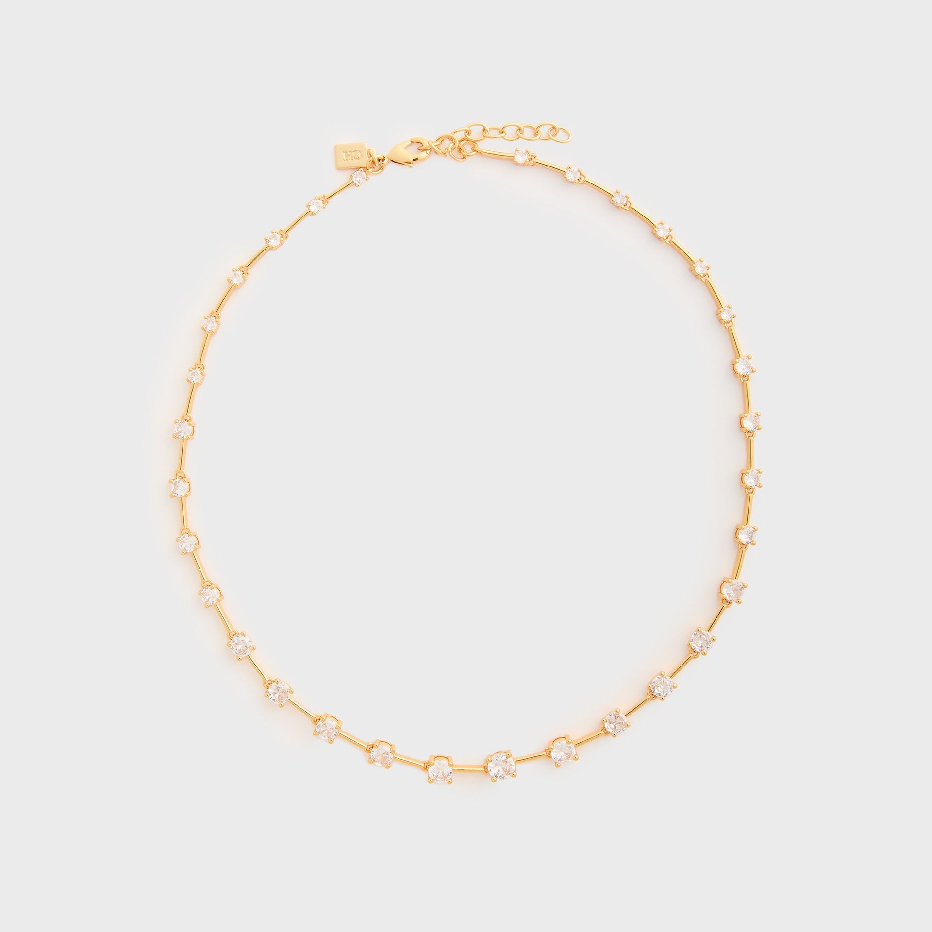 Crystal Haze Astro Necklace - Gold