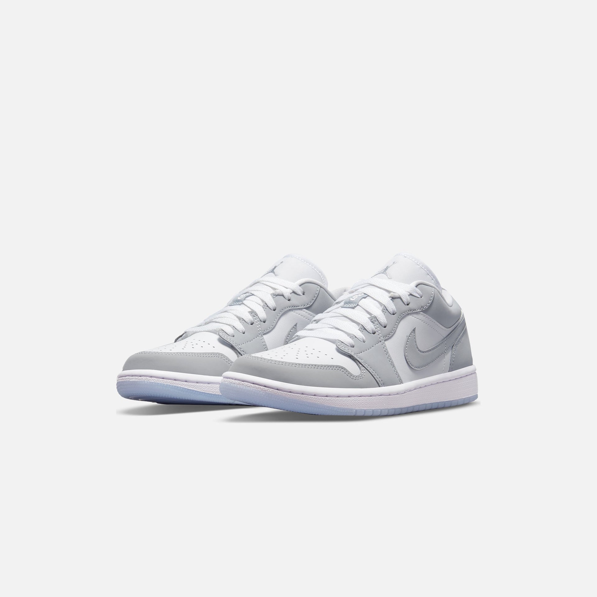 Nike WMNS Air Jordan 1 Low - White / Wolf Grey / Aluminum