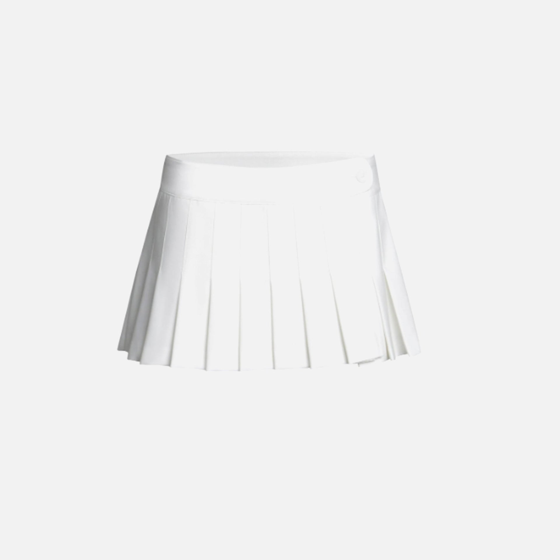 GUIZIO Lyneth Pleated Mini Skirt - White