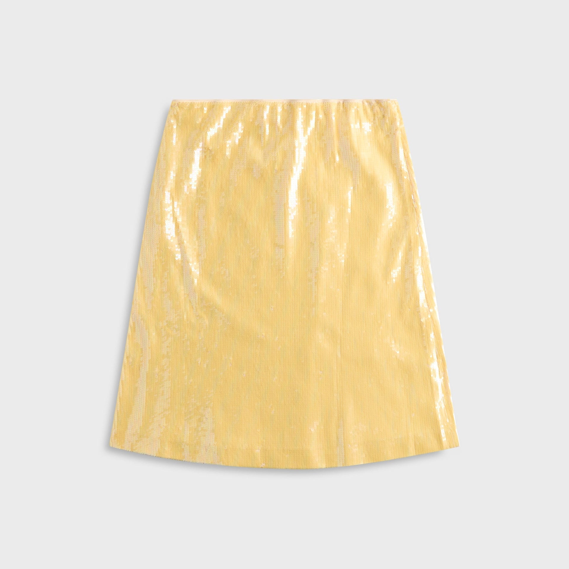 GUIZIO Isabelle Sequin Midi Skirt - Honey Butter