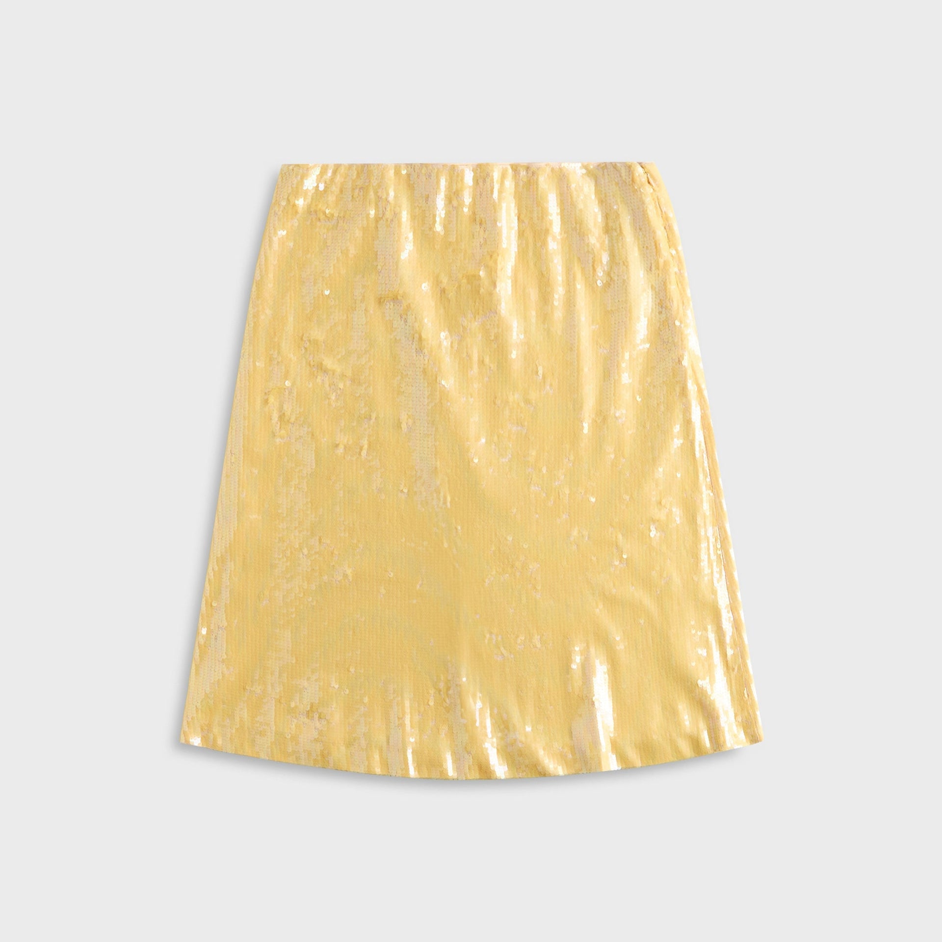 GUIZIO Isabelle Sequin Midi Skirt - Honey Butter
