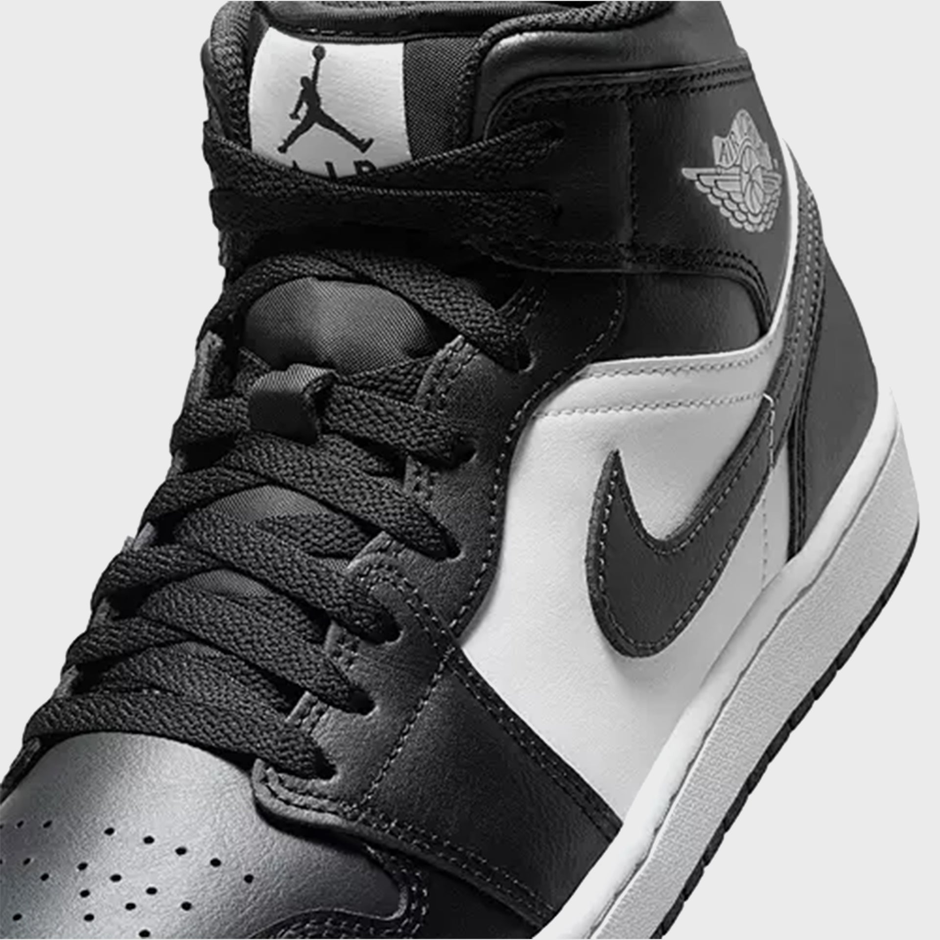 Nike Air Jordan 1 Mid - Black / Off Noir / Summit White