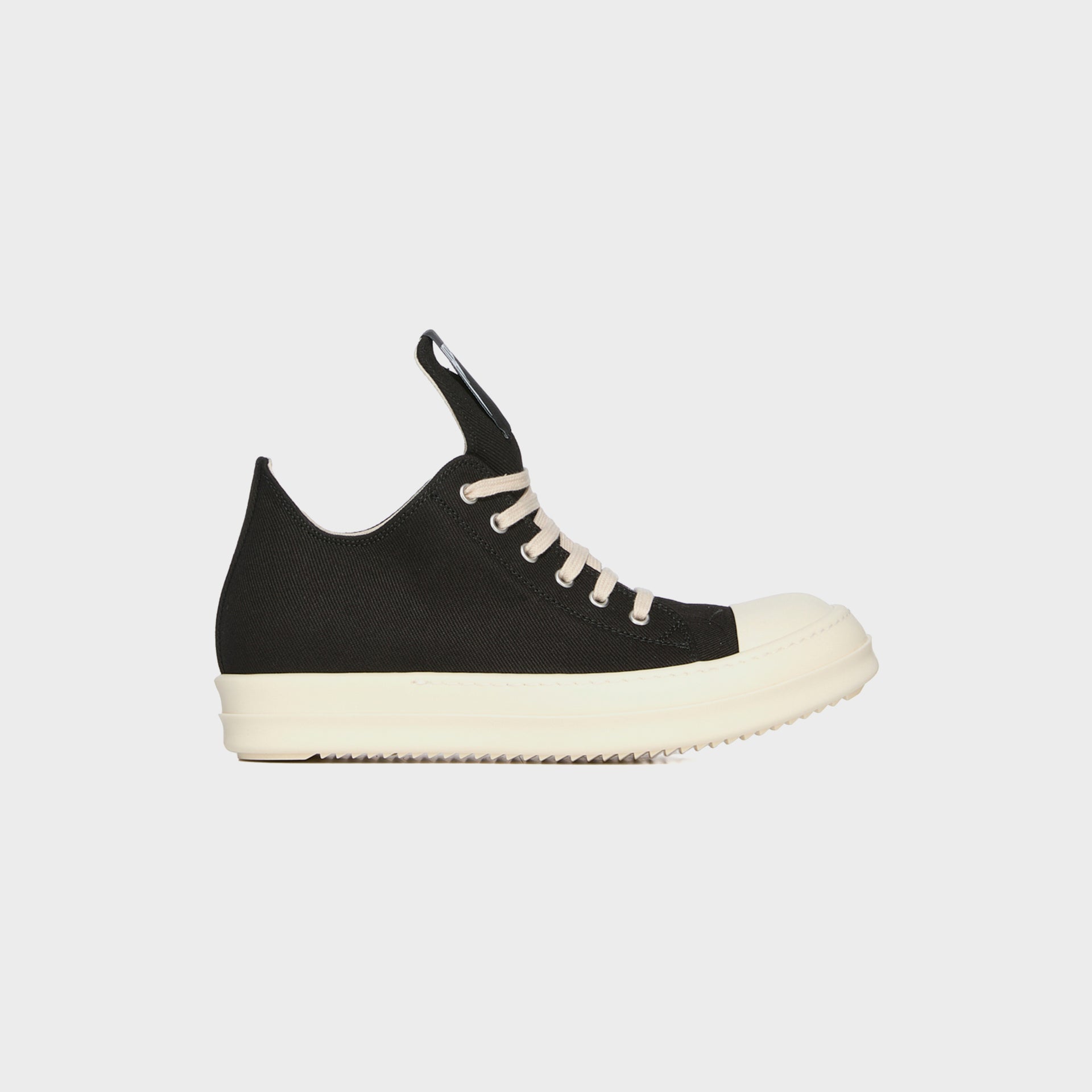 Rick Owens Low Sneaks Scarpe - Denim Black / Milk