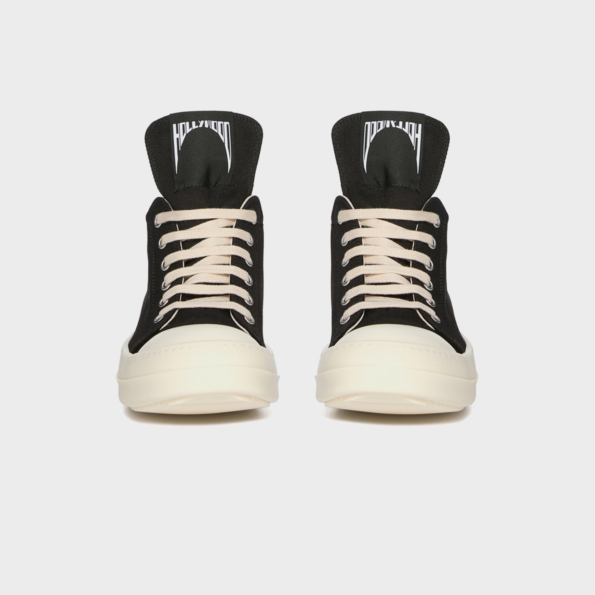 Rick Owens Low Sneaks Scarpe - Denim Black / Milk