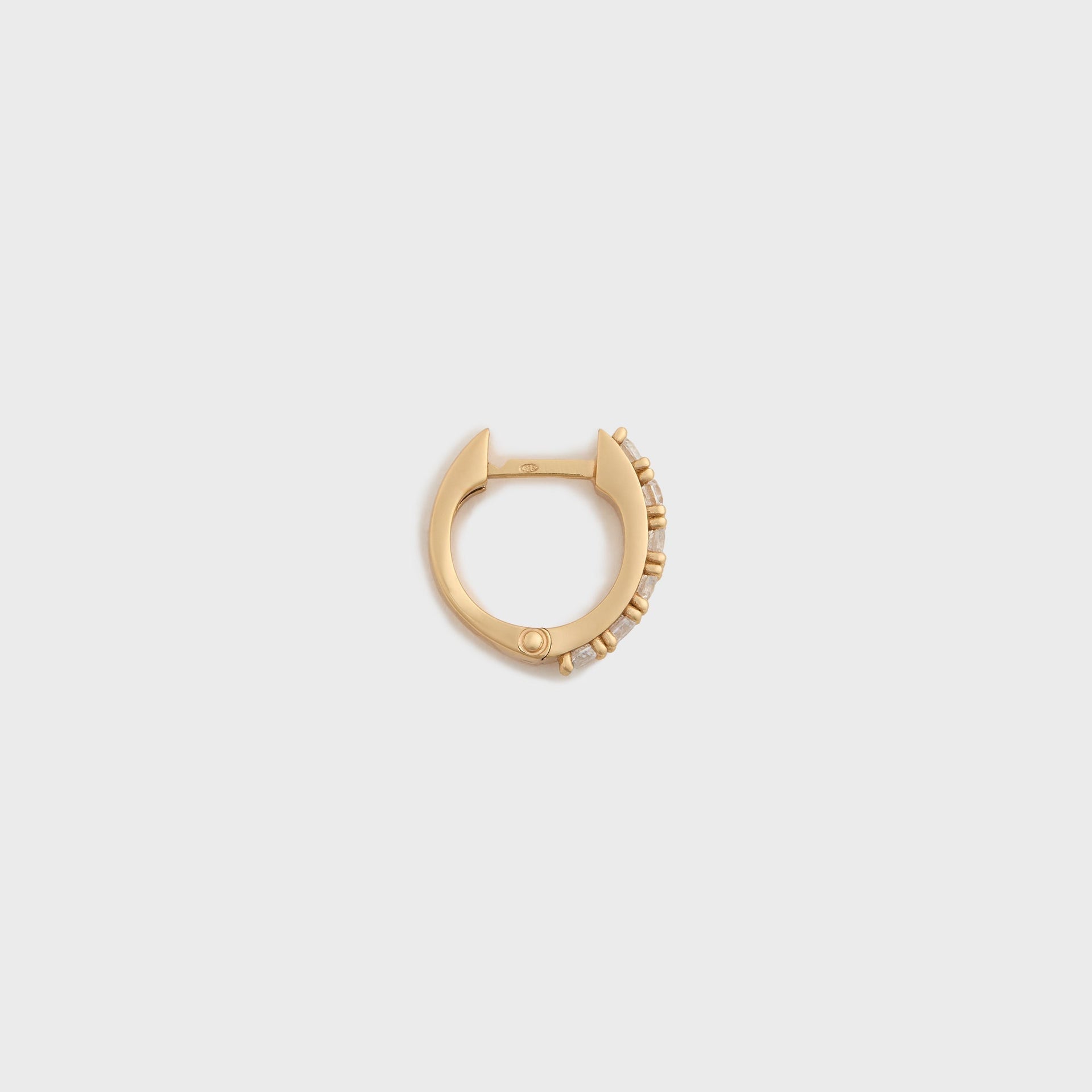 Emanuele Bicocchi Gold Crystal Earring Single - Gold