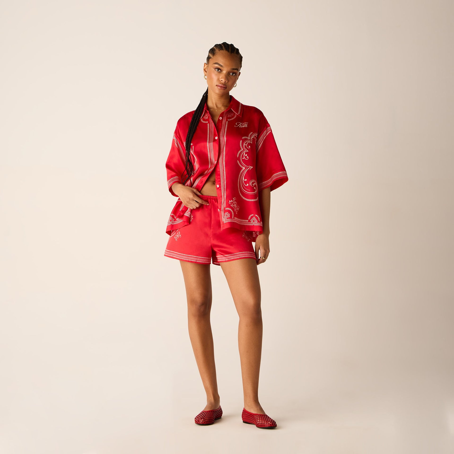 Kith Women Thea Medallion Short - Fame