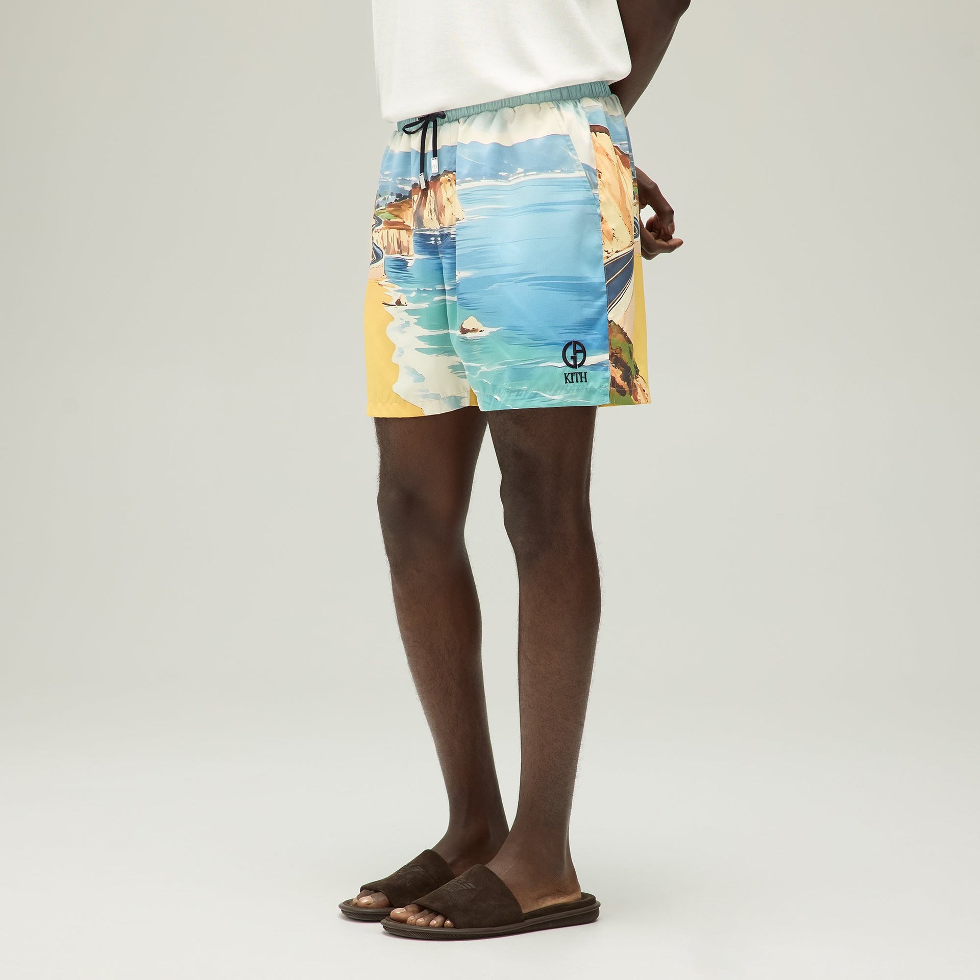 Giorgio Armani & Kith Malibu Collins Swim Short - Multi