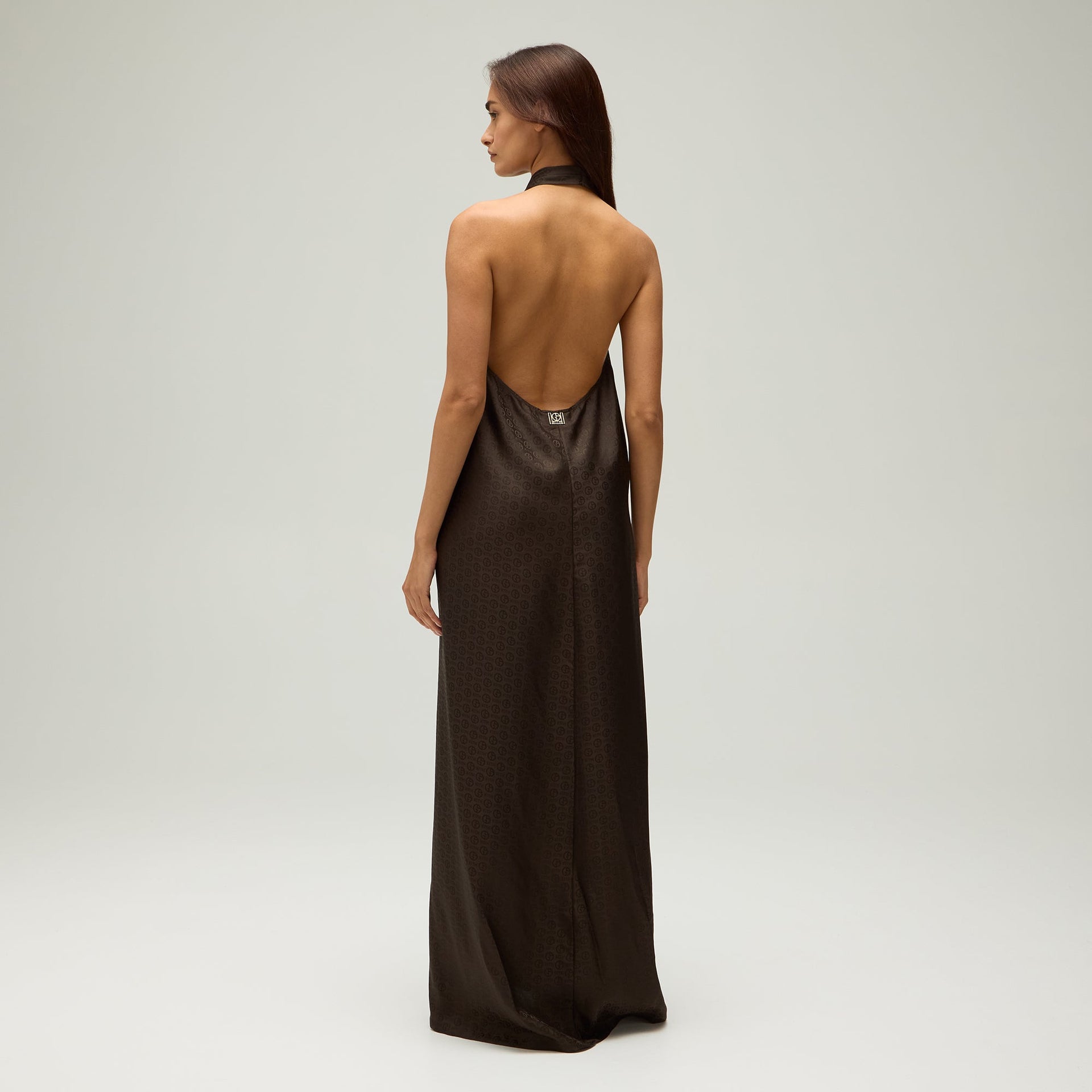 Giorgio Armani & Kith Women Silk Wrap Halter Cover Up - Kindling