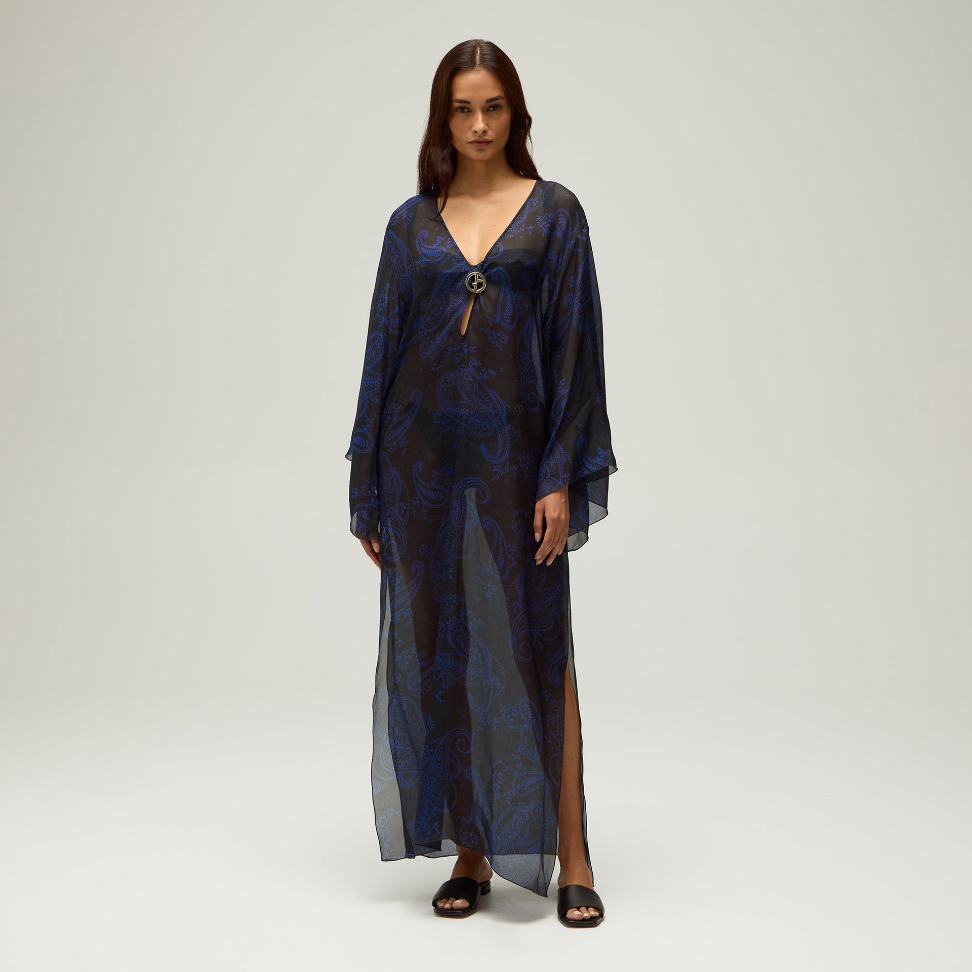 Giorgio Armani & Kith Women Silk Cover Up - Nocturnal