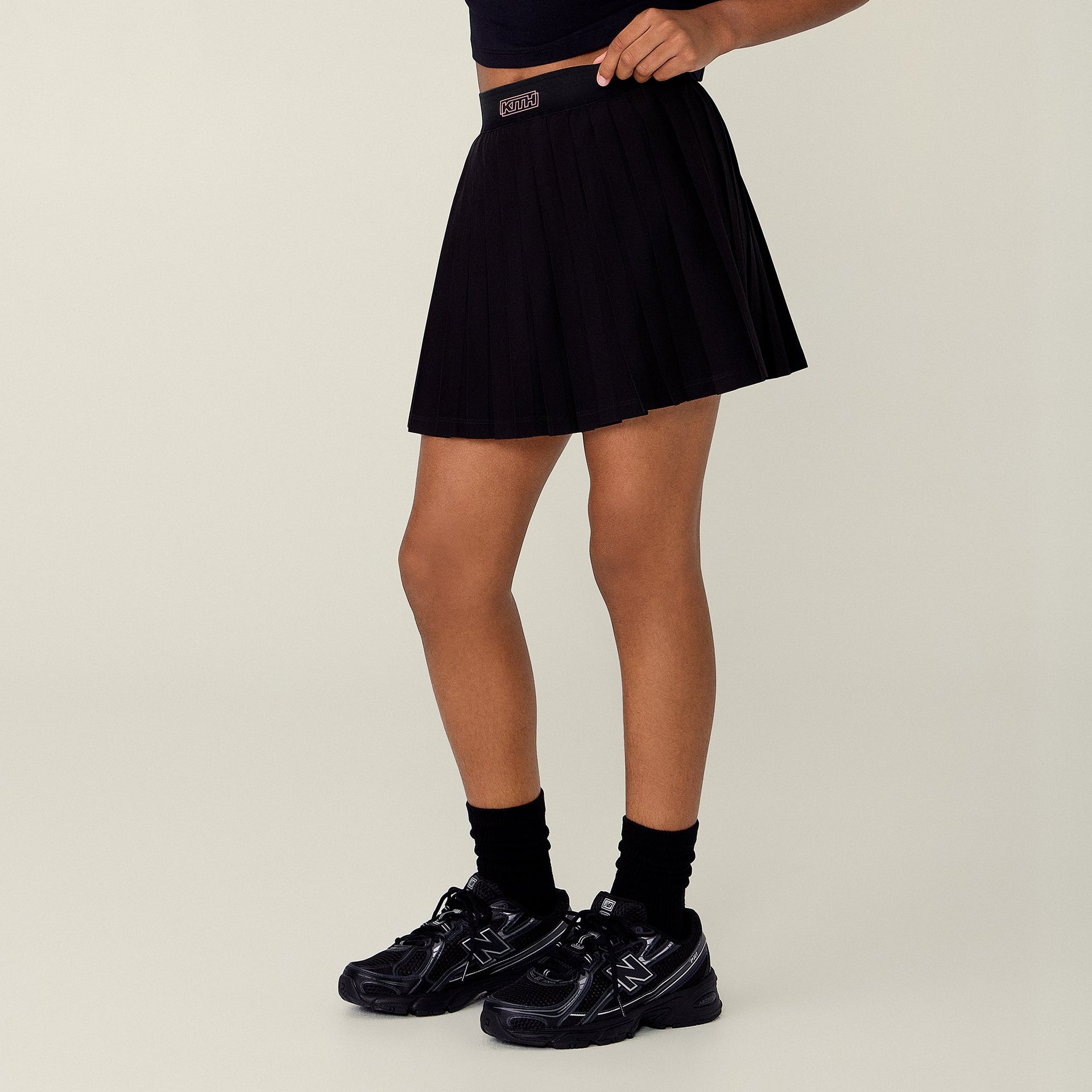 Kith Kids Amaya Active Pleated Tennis Skort - Black