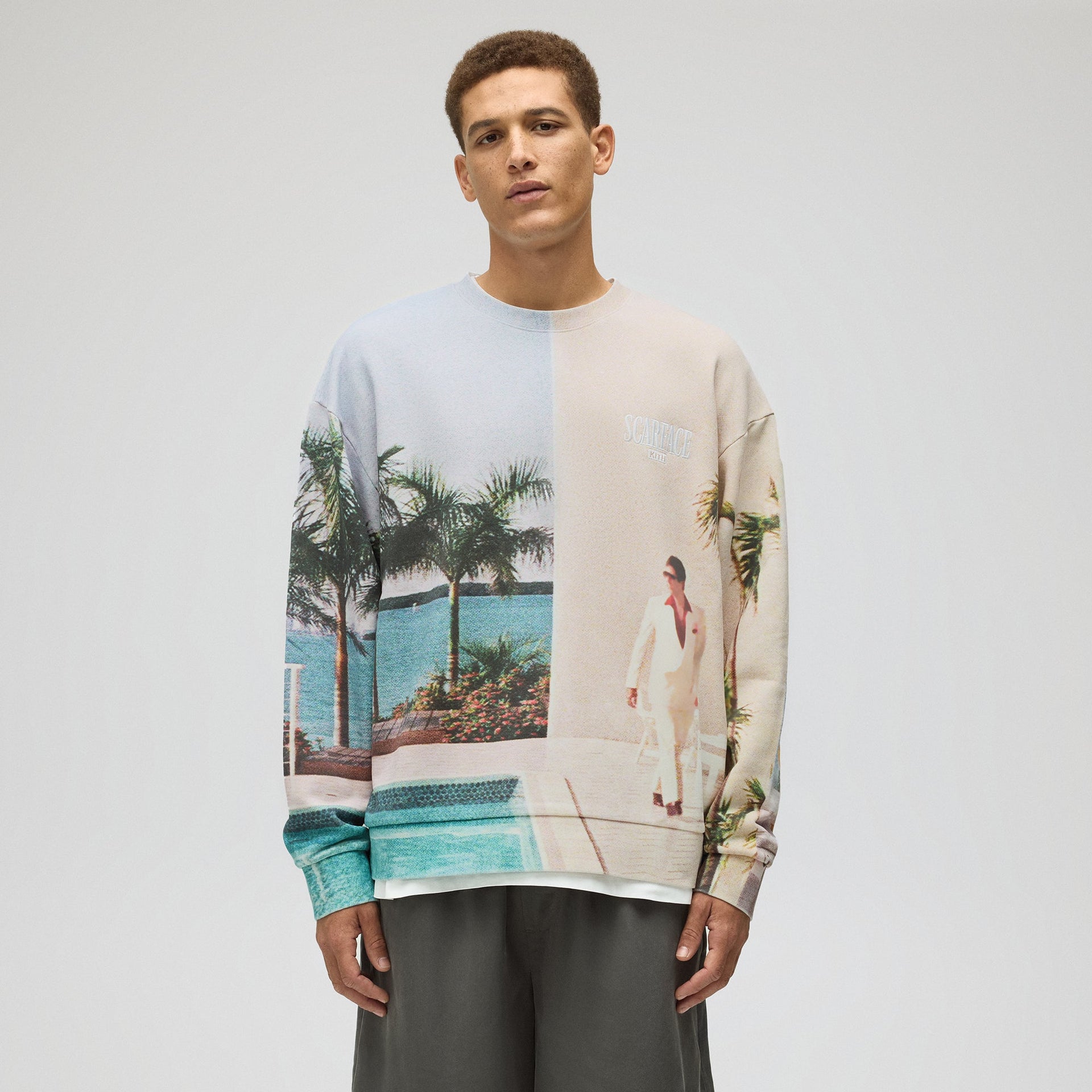 Kith for Scarface Tony Miami Vintage Nelson Crewneck - Multi