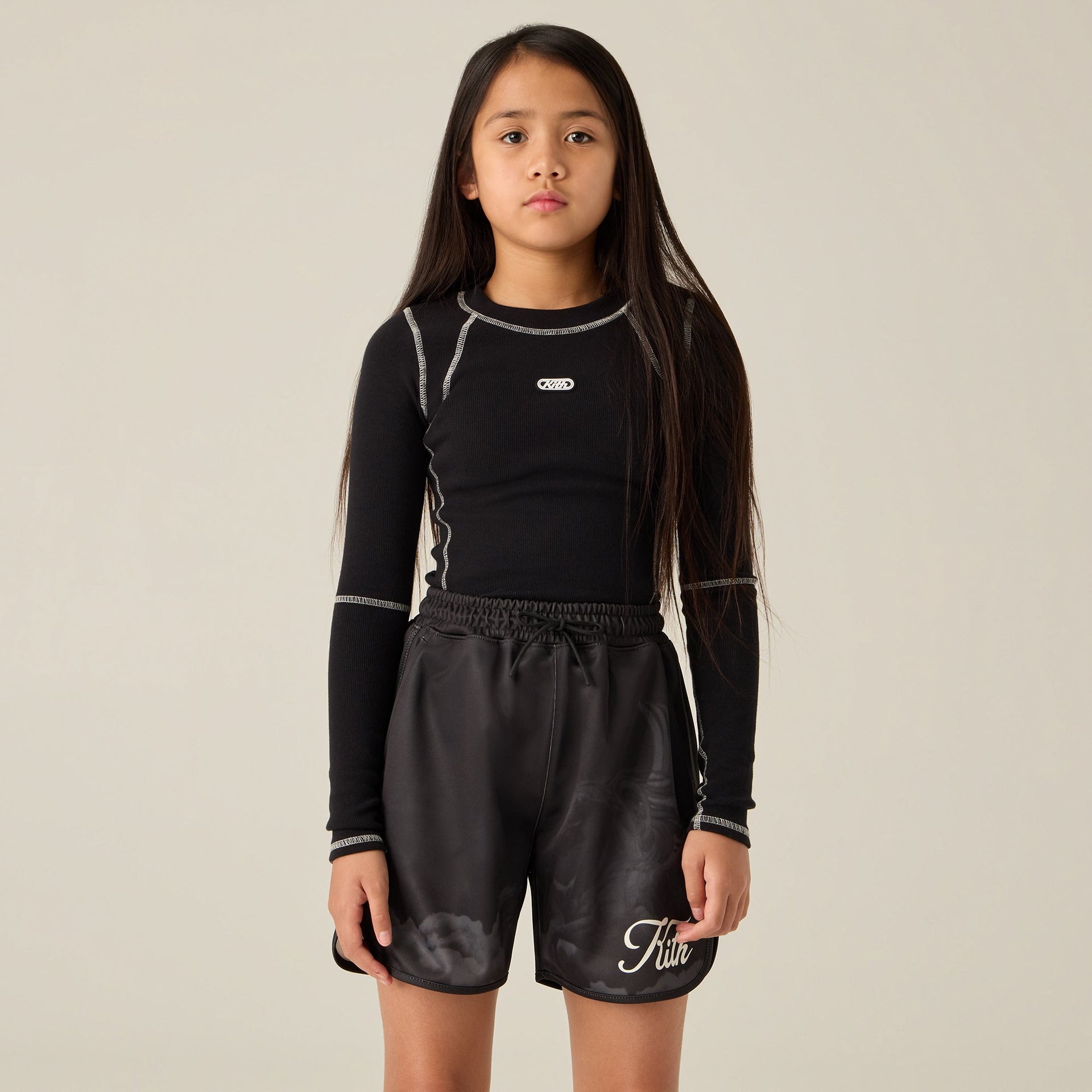 Kith Kids Novelty Baby Rib Tee - Black