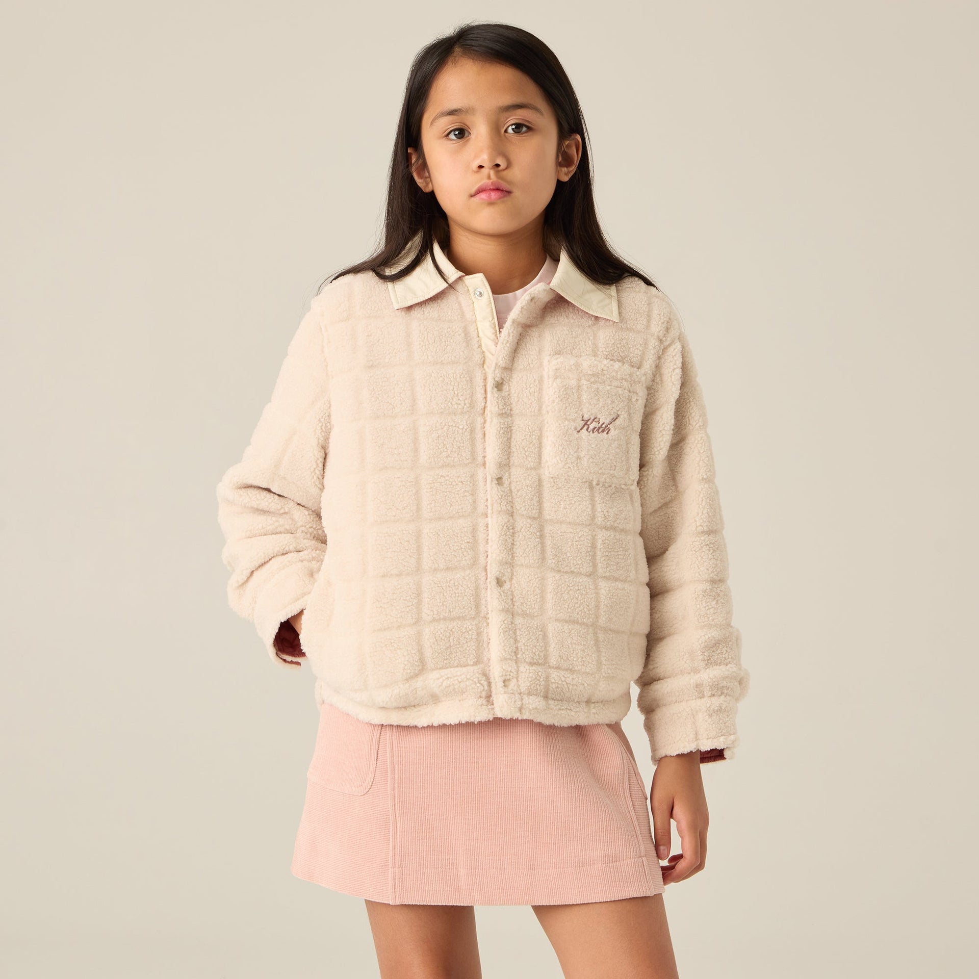 Kith Kids Reversible Ora Shacket - Sandrift