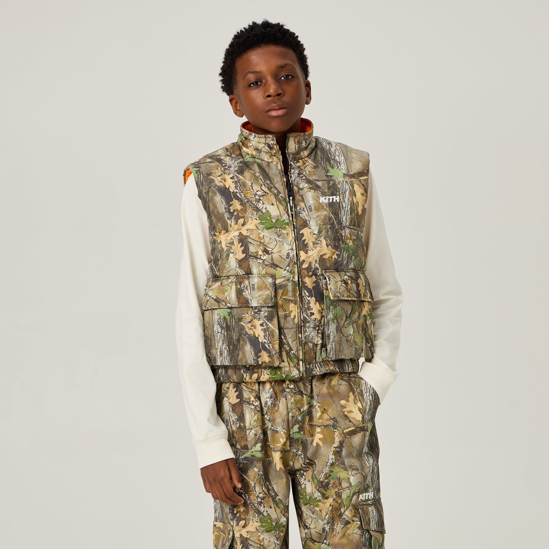 Kith Kids Reversible Puffer Vest - Earth