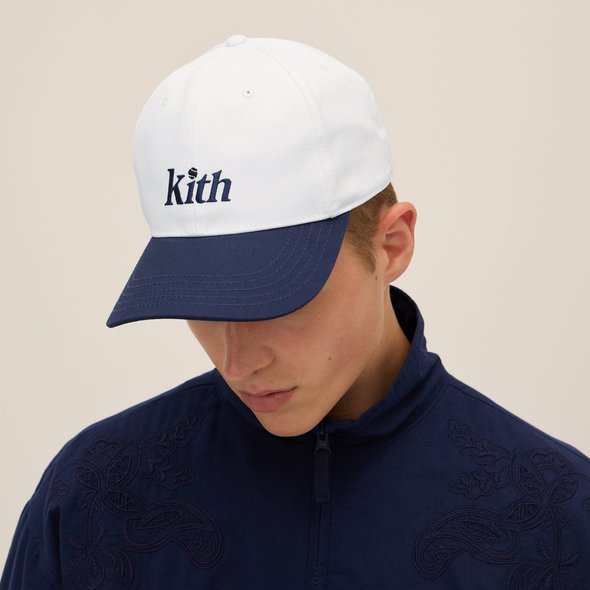 Kith for Wilson Two-Tone Aaron Cap - White