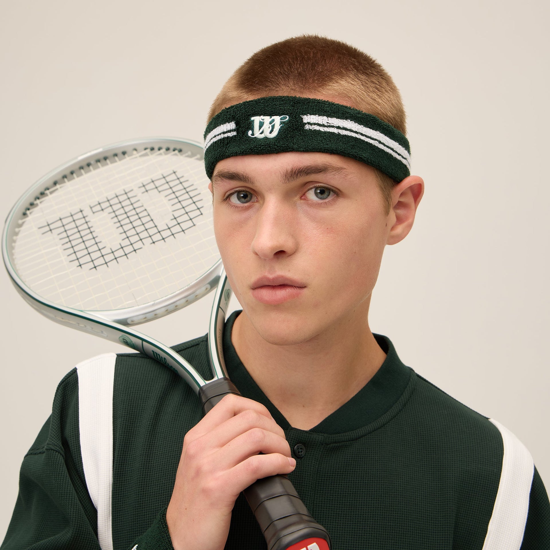 Kith for Wilson Terry Stripe Headband - Stadium