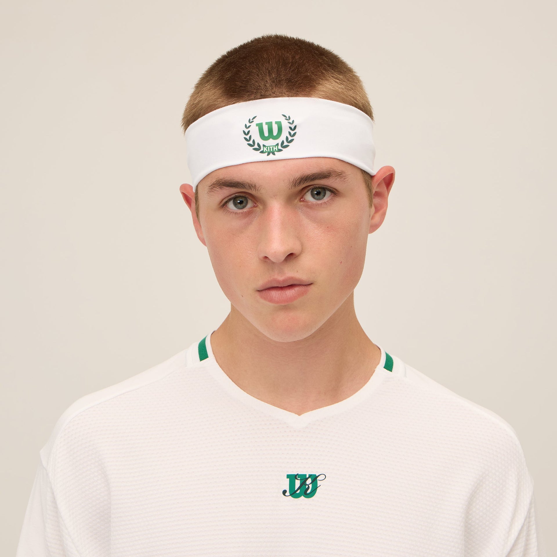 Kith for Wilson Wide Headband - White