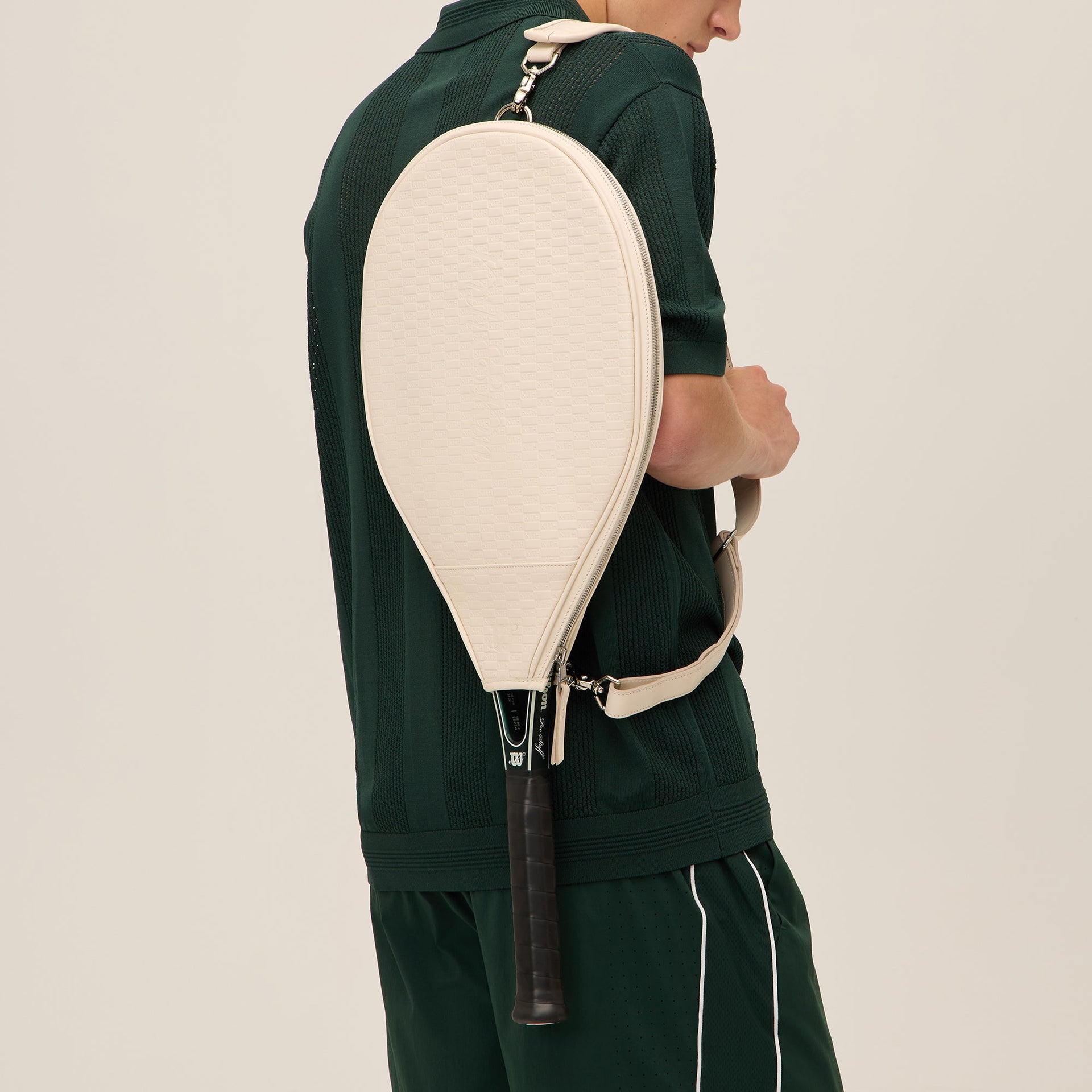 Kith for Wilson Retro Leather Racket Cover - Muslin