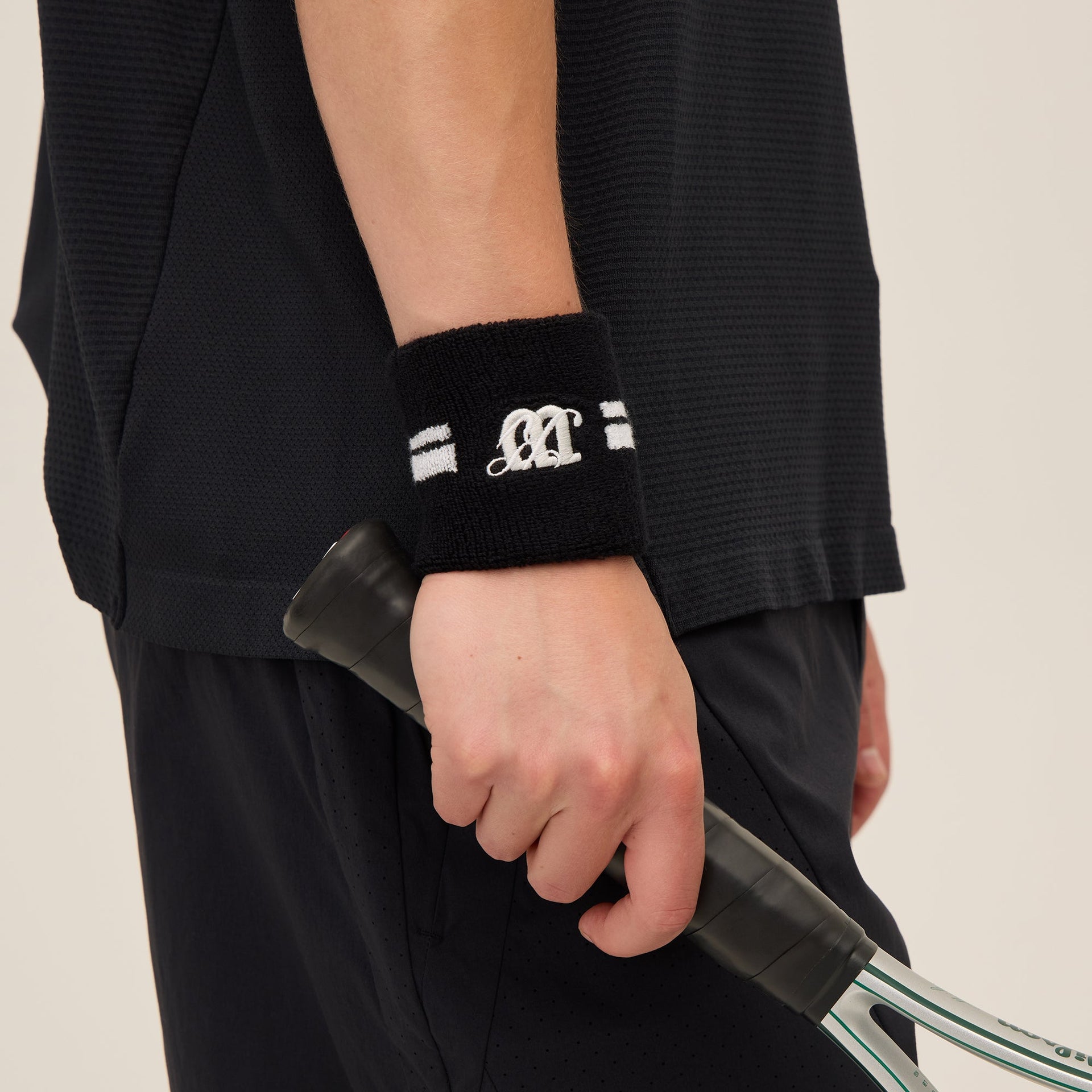 Kith for Wilson Stripe Sweatband - Black