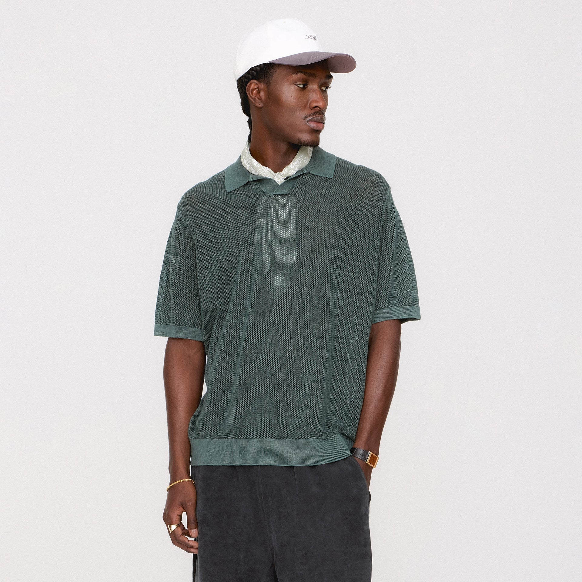 Kith Open Knit Drew Polo - Machine