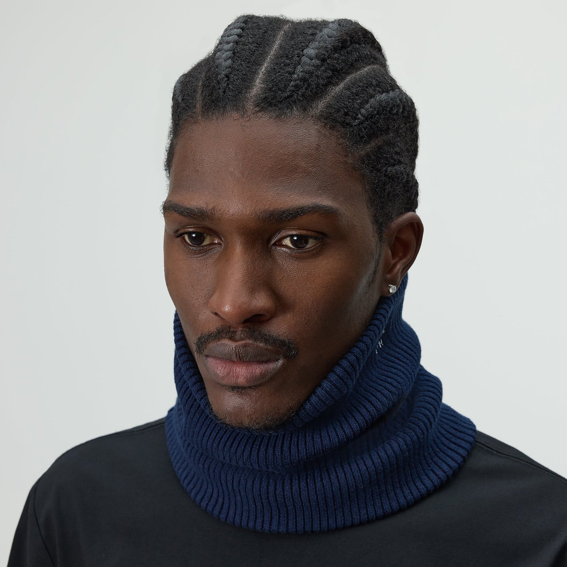 Kith Ribbed Neck Warmer - Nocturnal