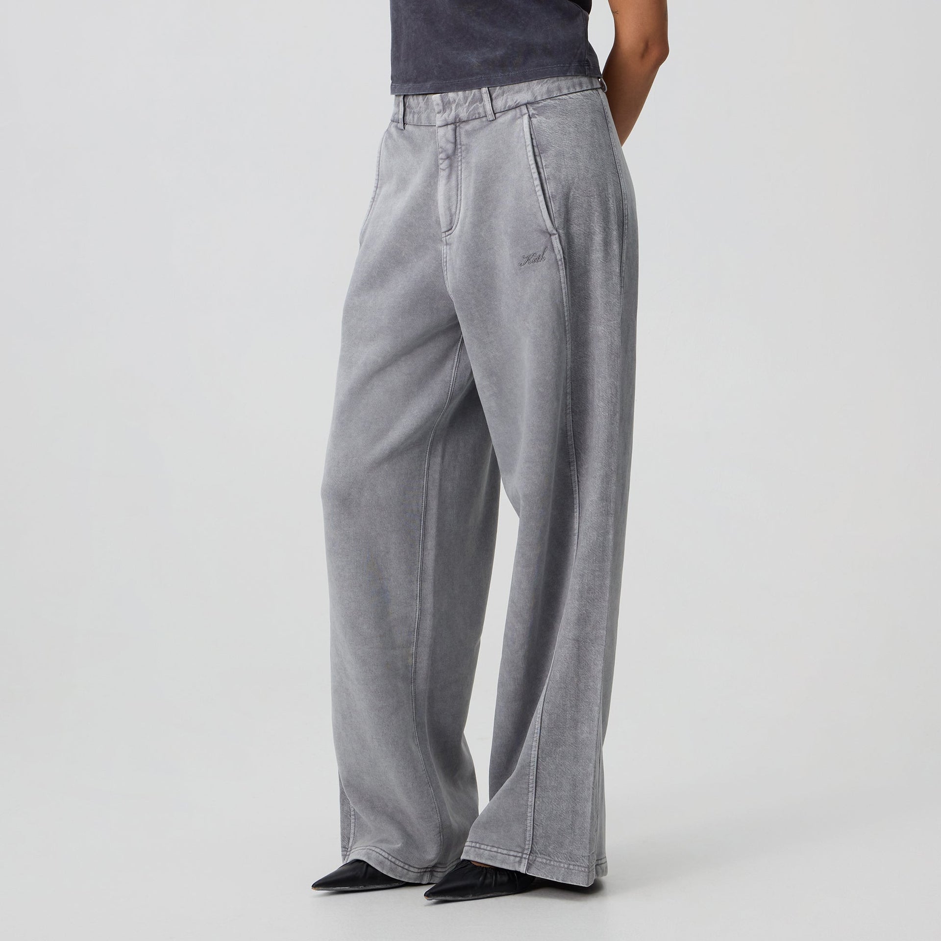 Kith Women Ryo Mixed Denim Sweatpant - Statue